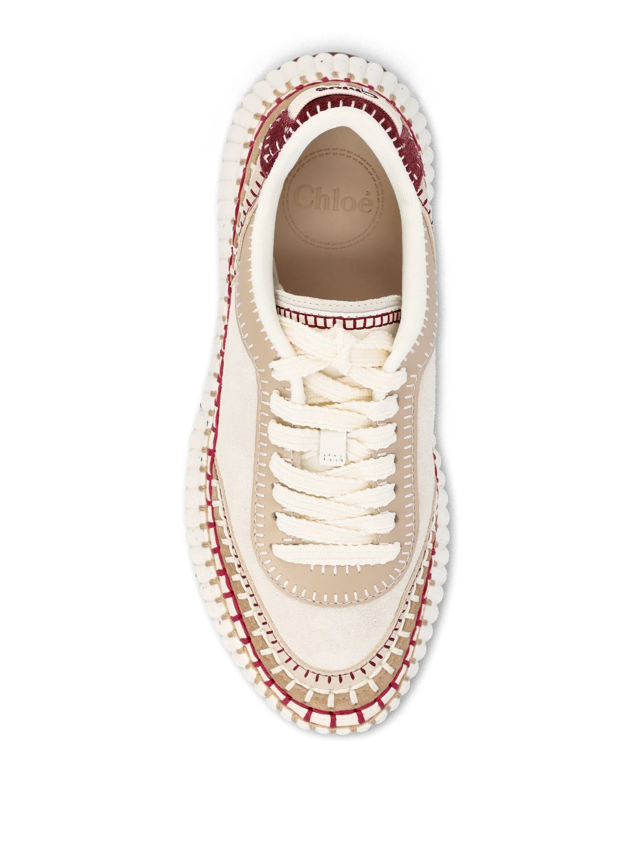 Nama textured-sole lace-up sneakers