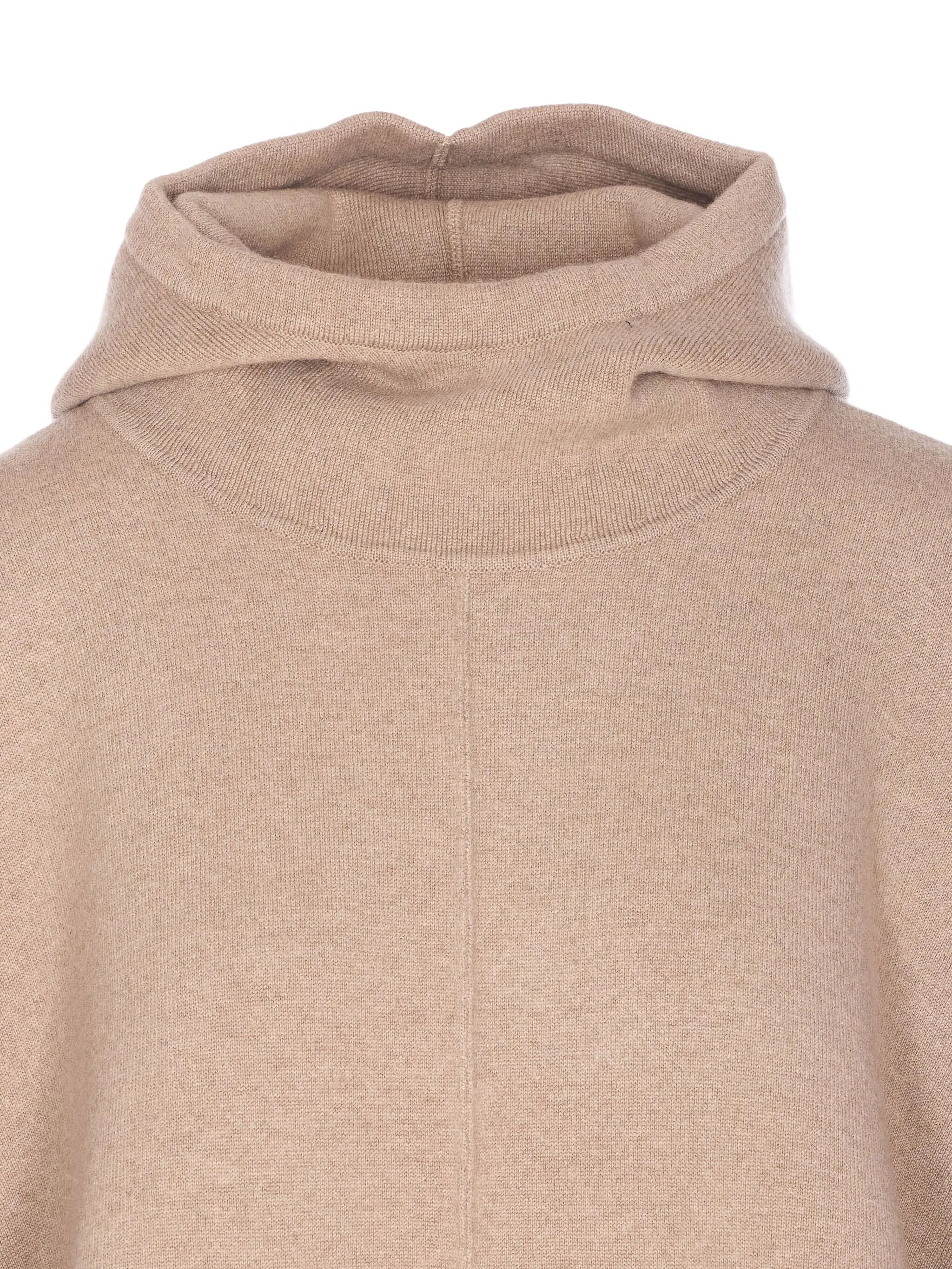 hooded cashmere cape