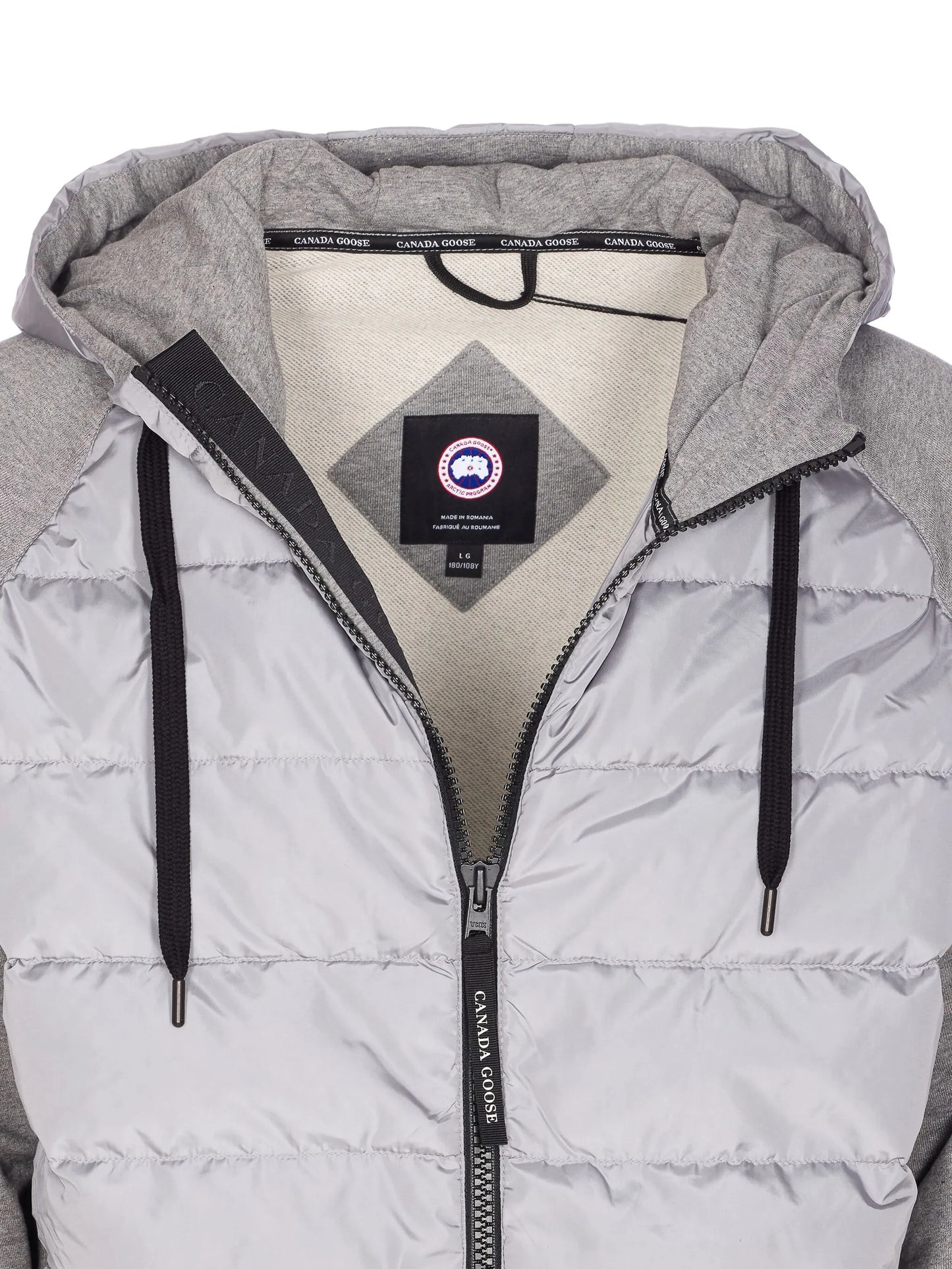 logo-detail hooded jacket