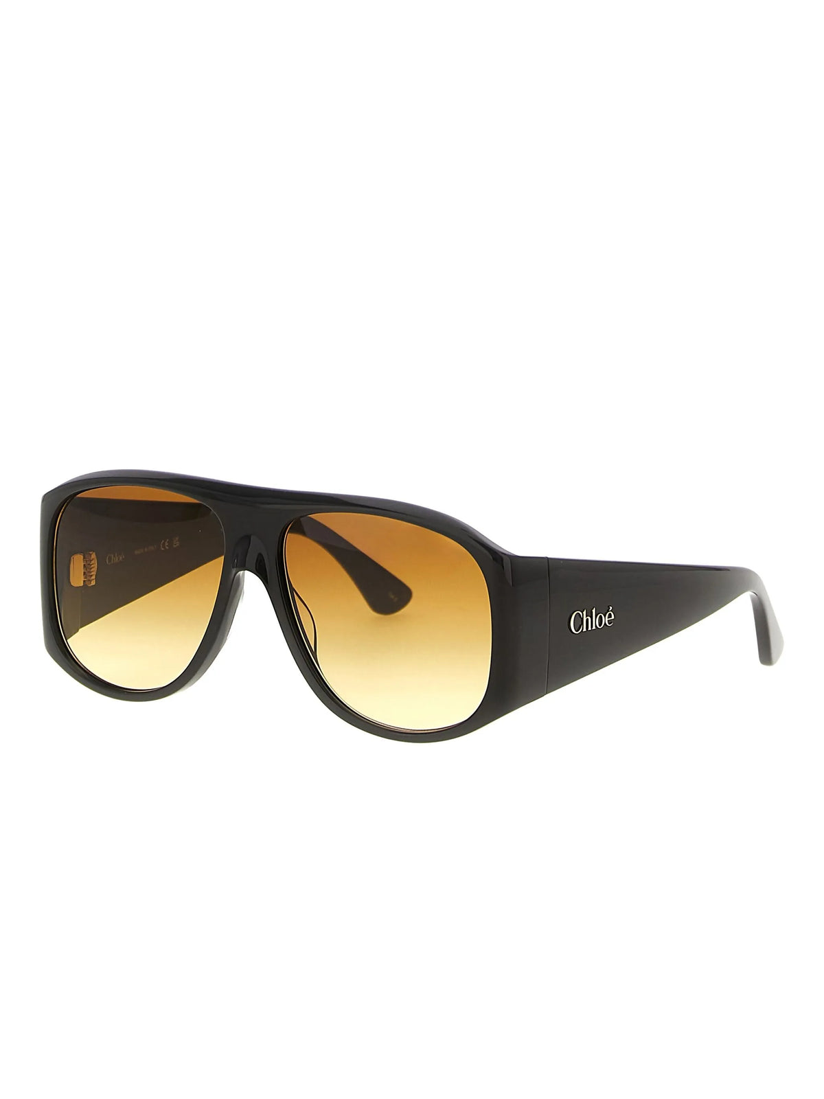 logo-plaque pilot-frame sunglasses
