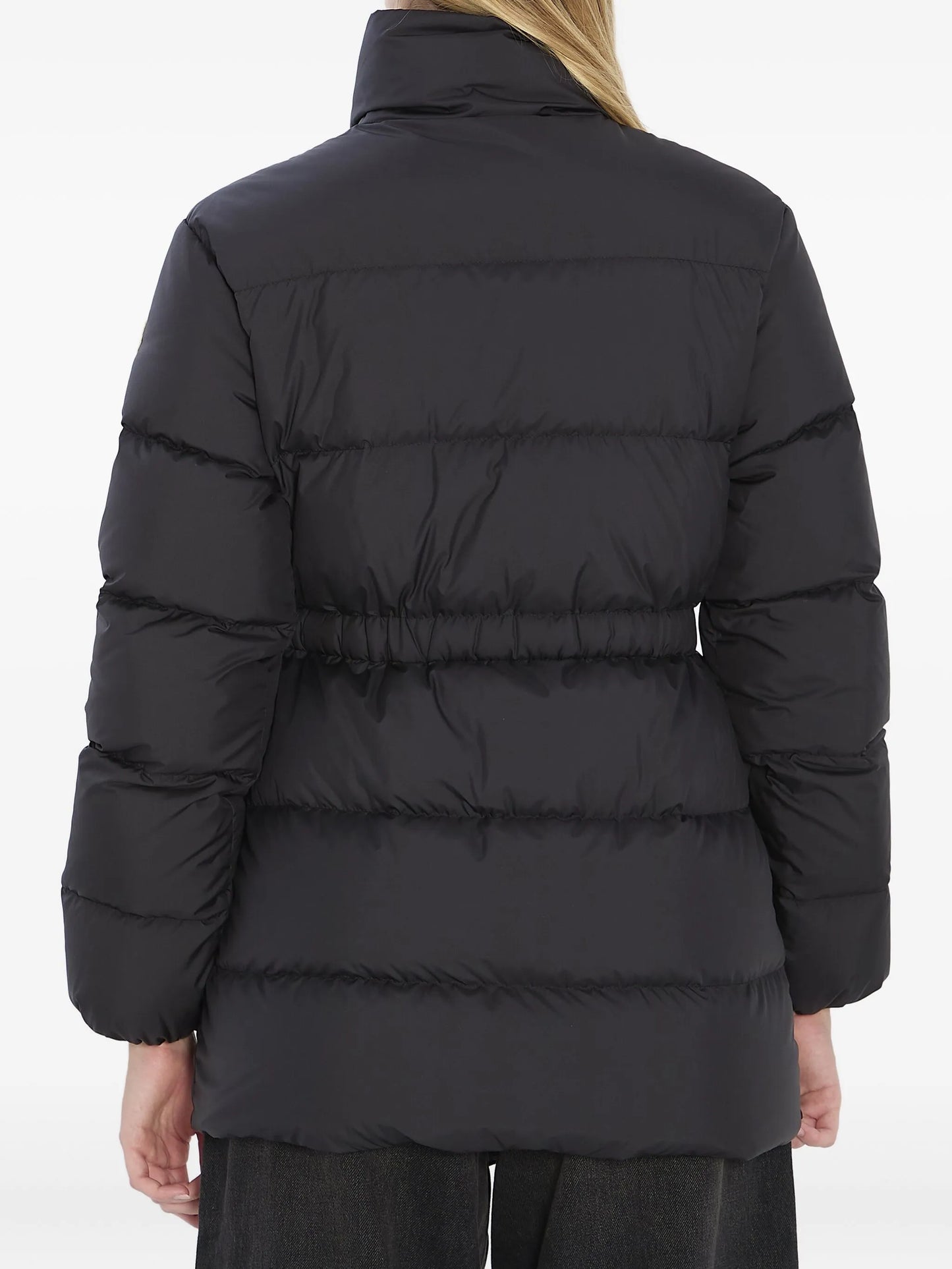 logo-patch puffer jacket