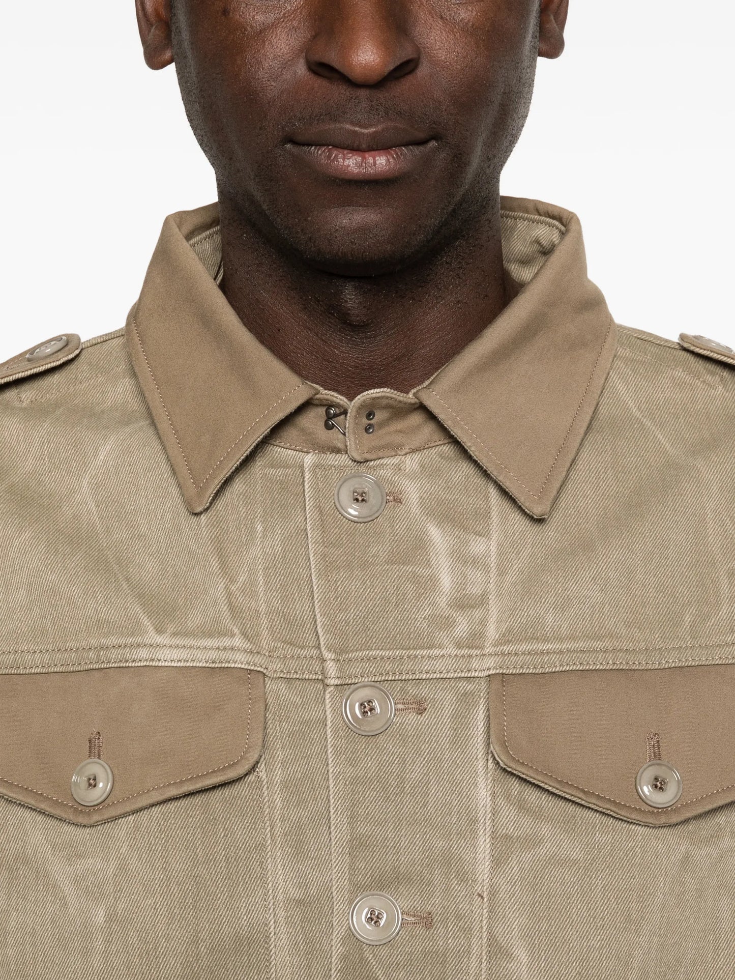 Battle flap-pocket jacket