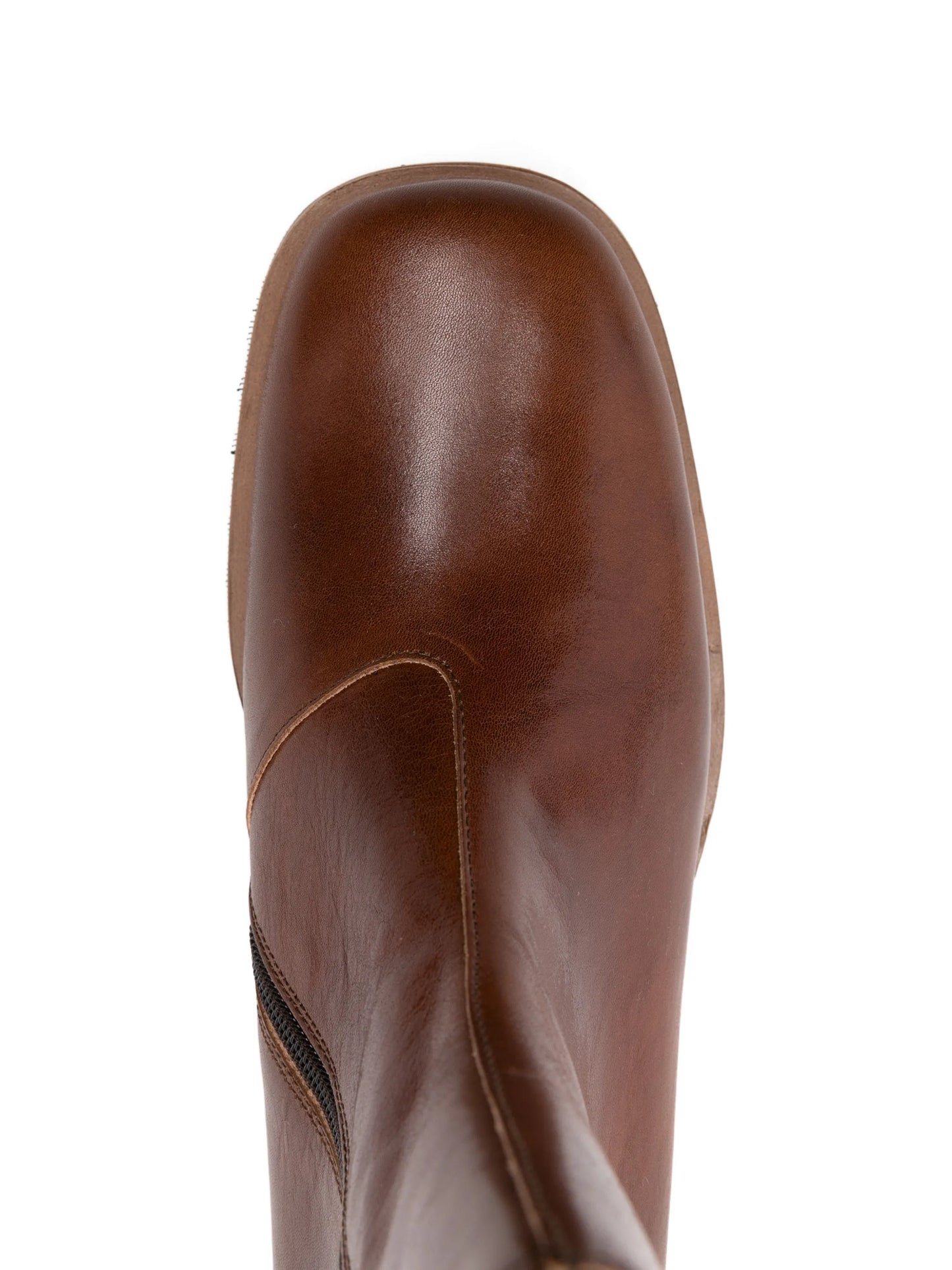 Camion leather ankle boots