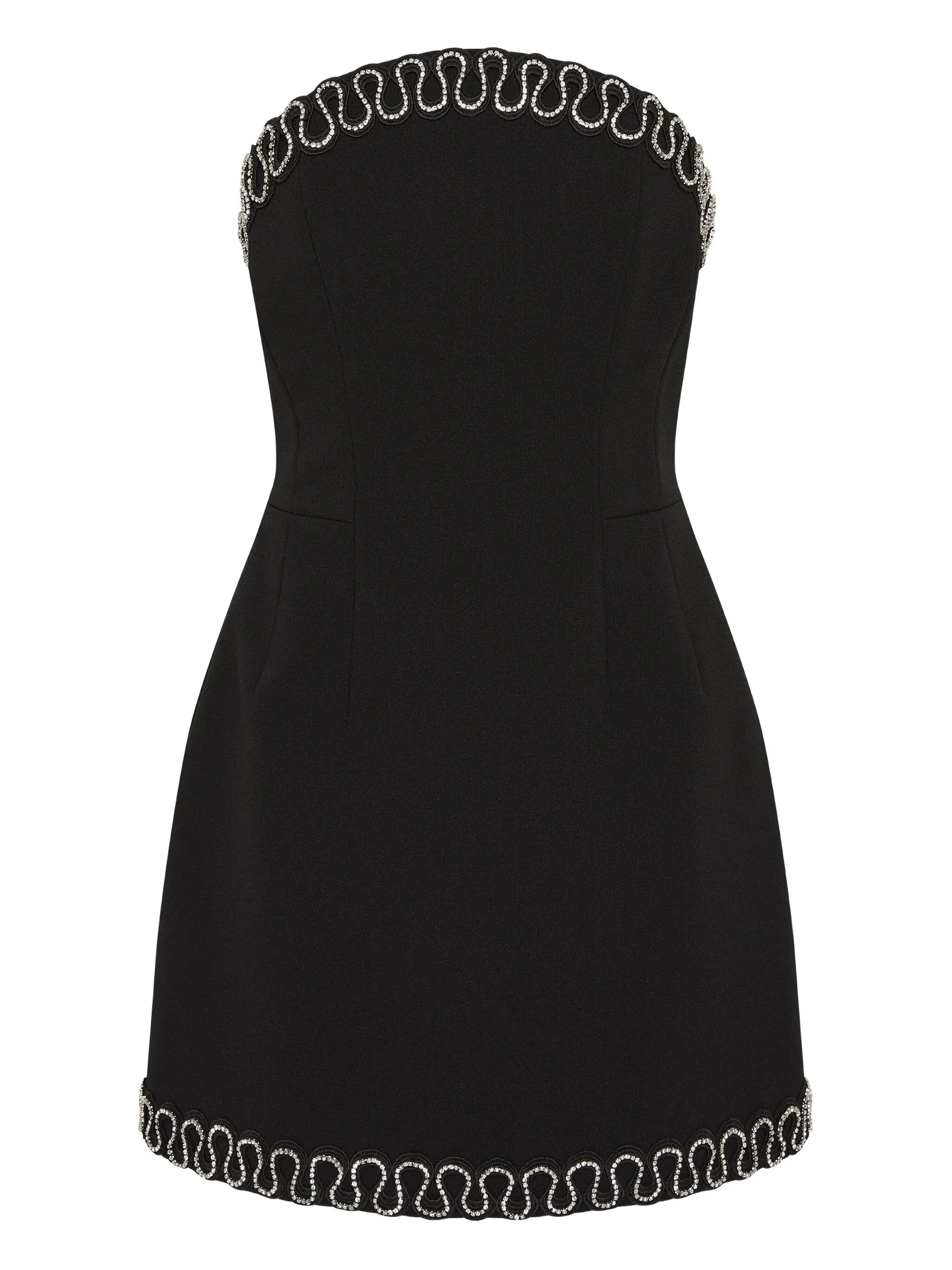 strapless nyx mini dress