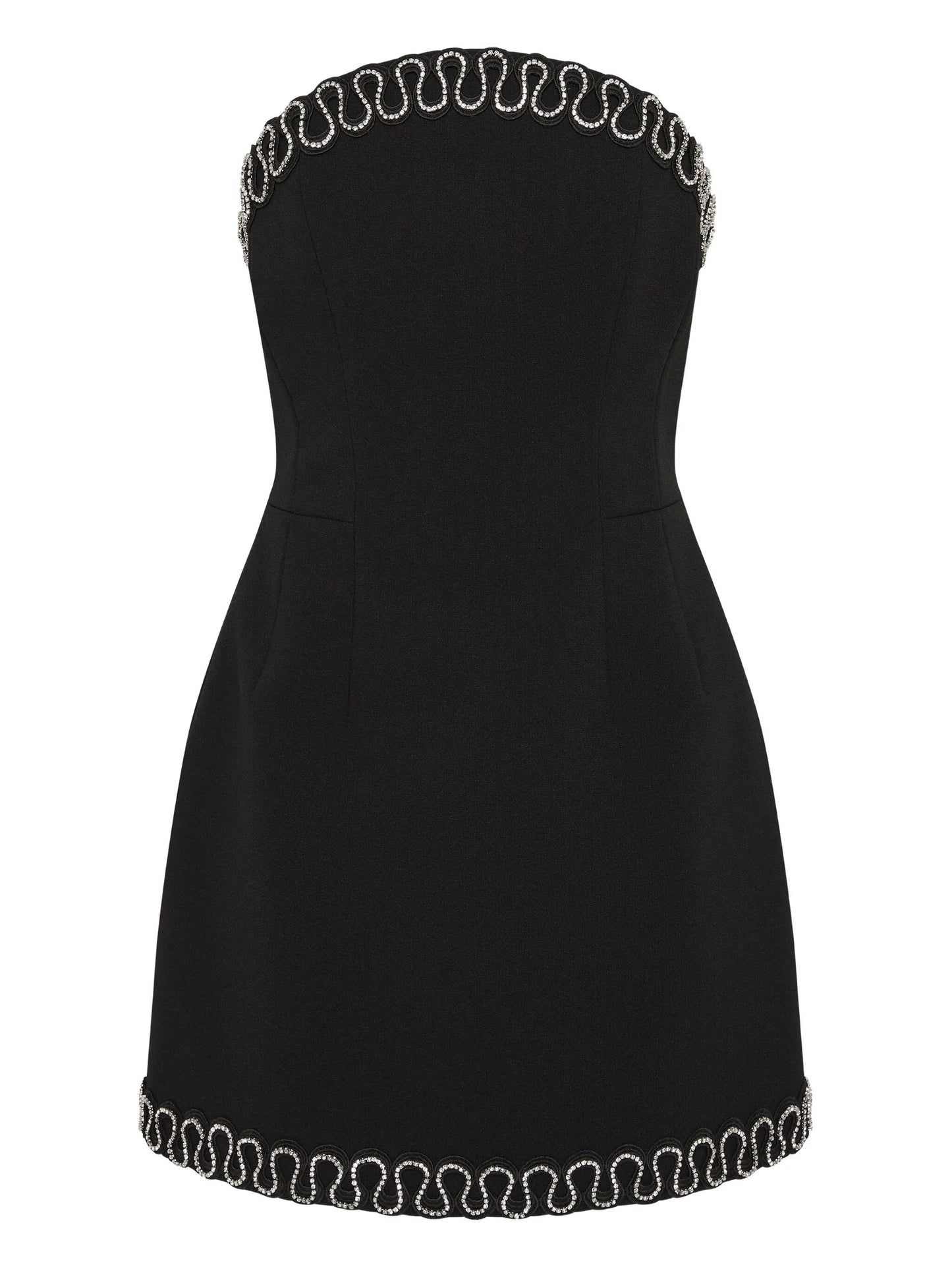 strapless nyx mini dress