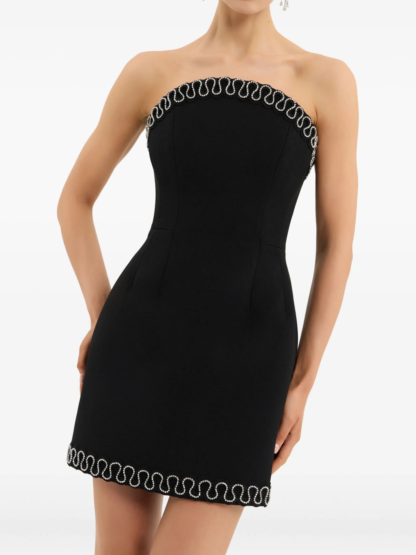 strapless nyx mini dress