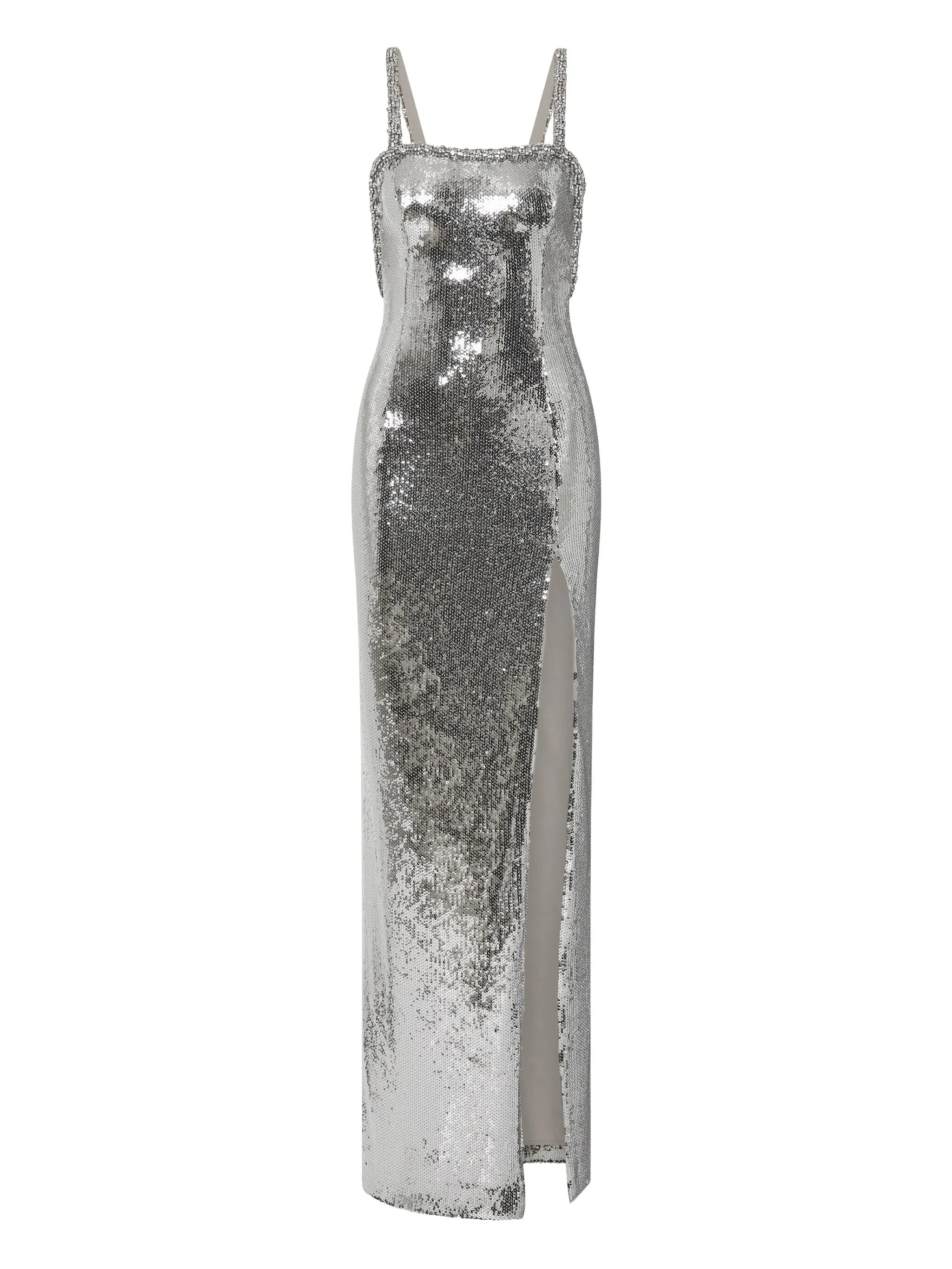 Olympia Gown sequin-embellished maxi dress