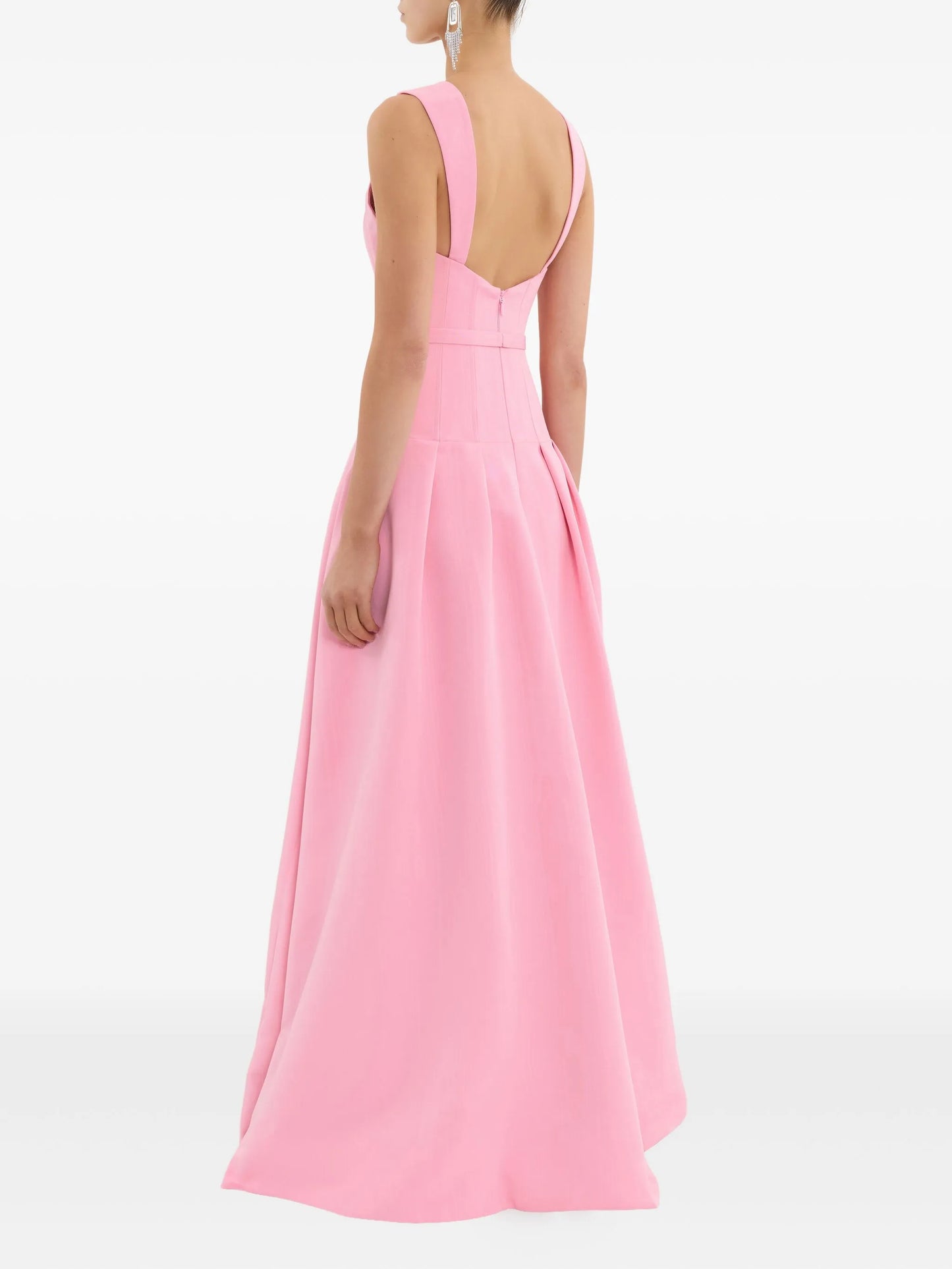 pleated amaro dress