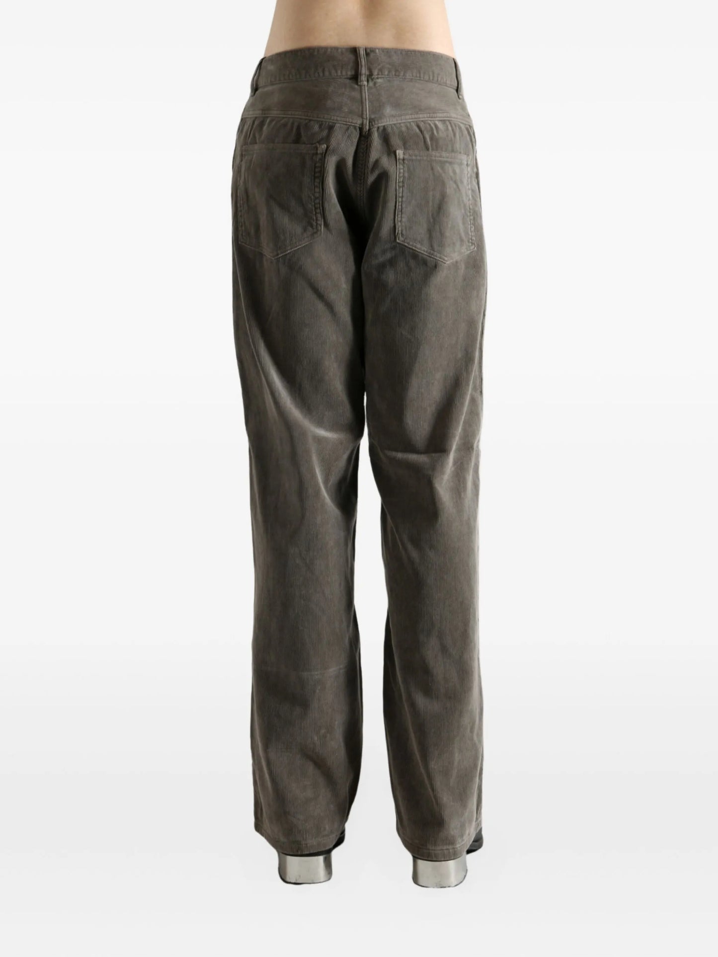 wide-leg corduroy trousers