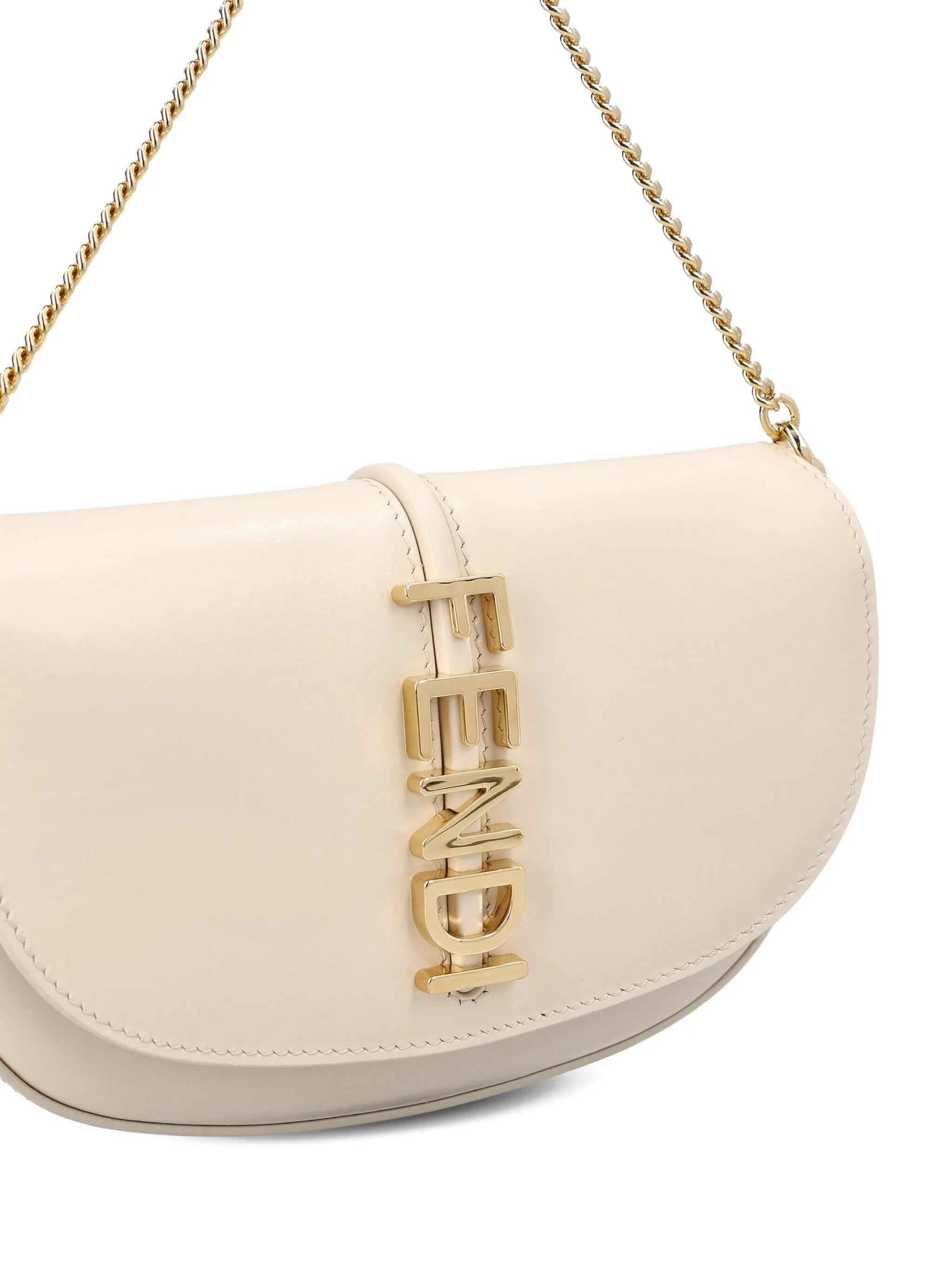Fendigraphy chain shoulder bag