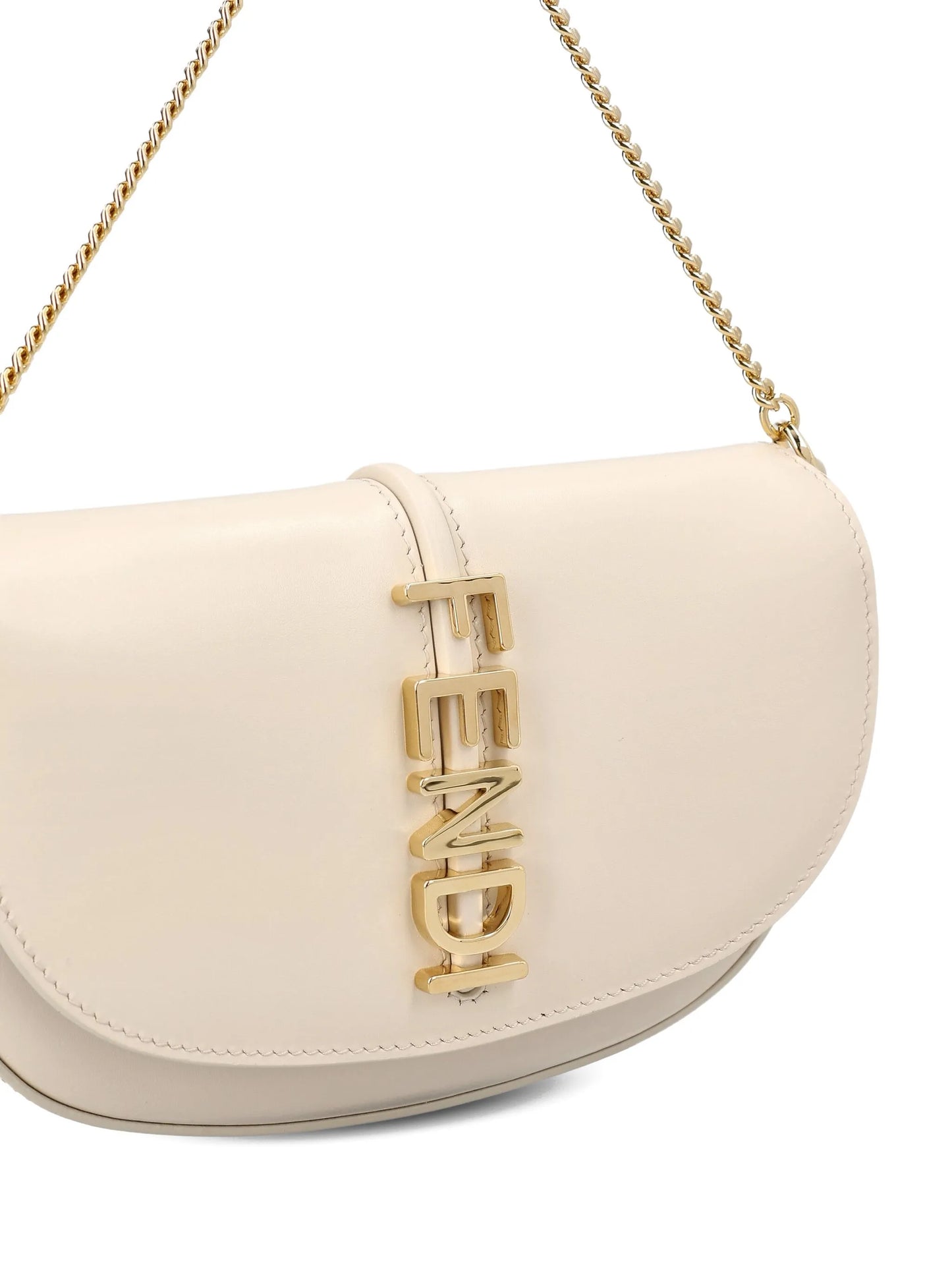 Fendigraphy chain shoulder bag