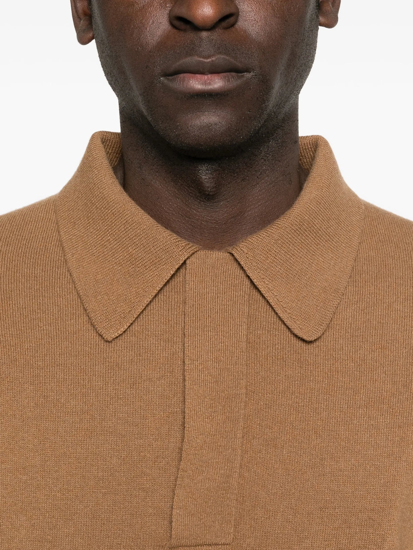long-sleeved polo shirt
