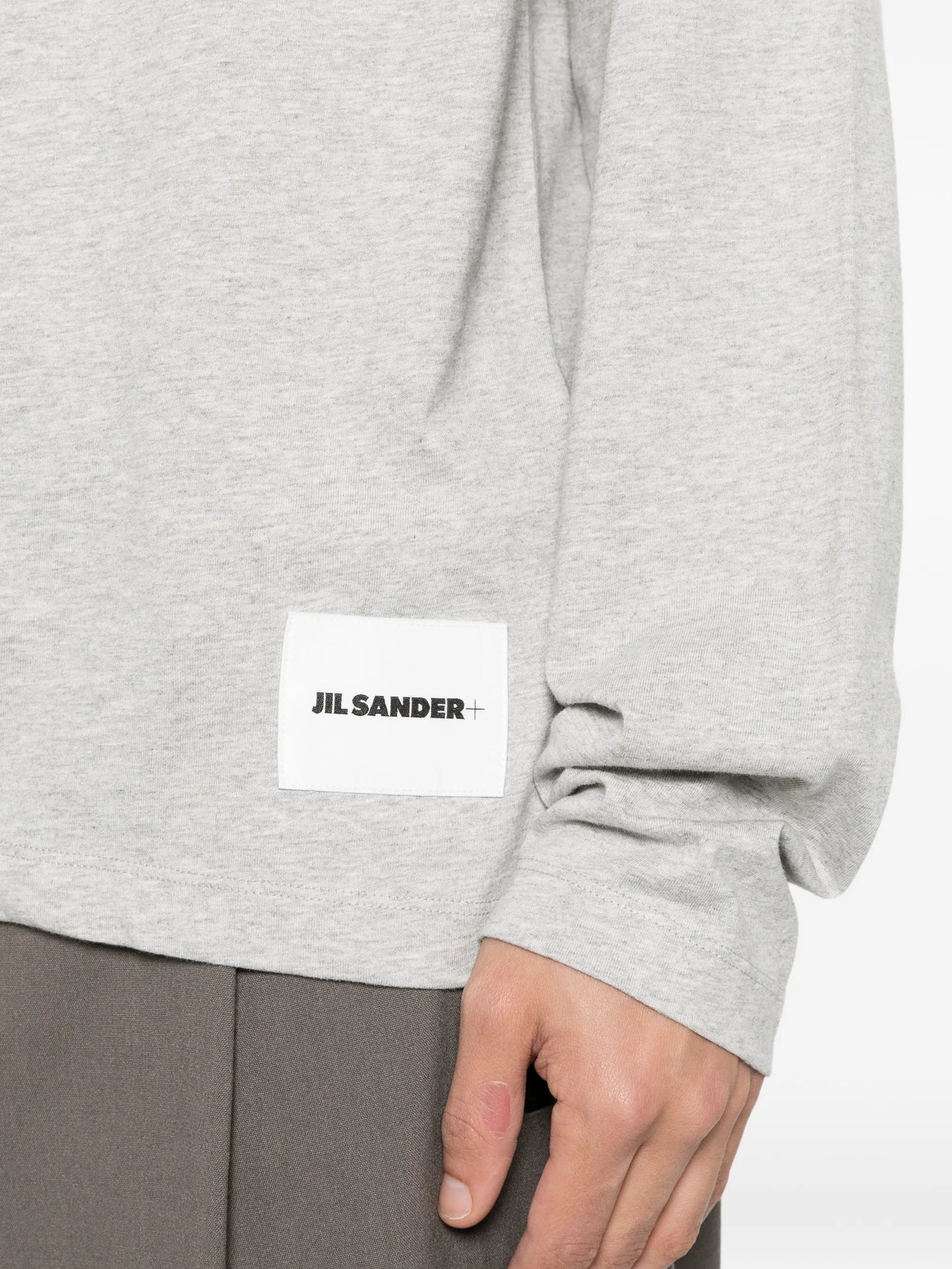 long-sleeve crew-neck T-shirt pack (pack of three)