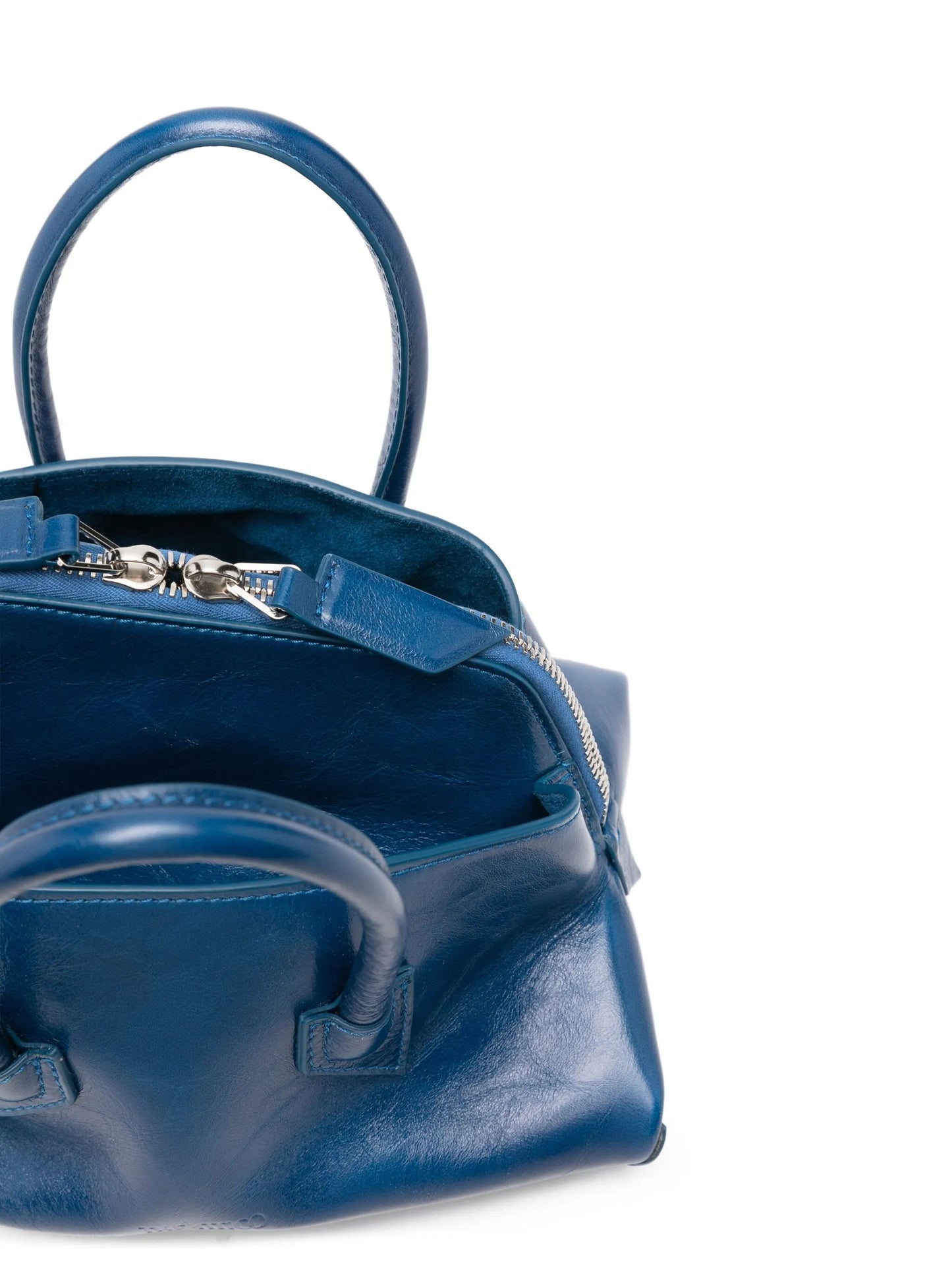 La Passeggiata mini crackle-effect tote bag