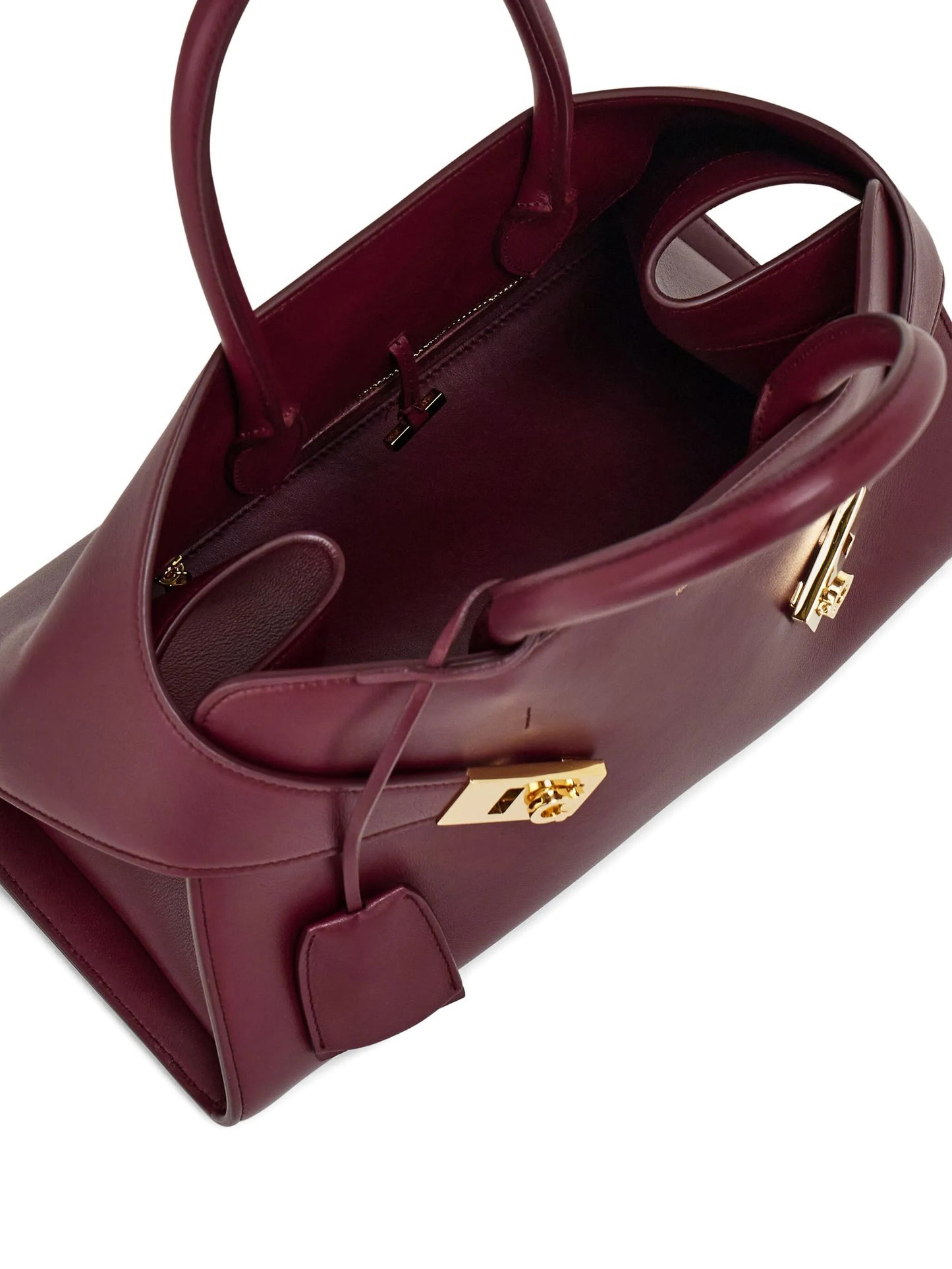 medium Hug leather tote bag