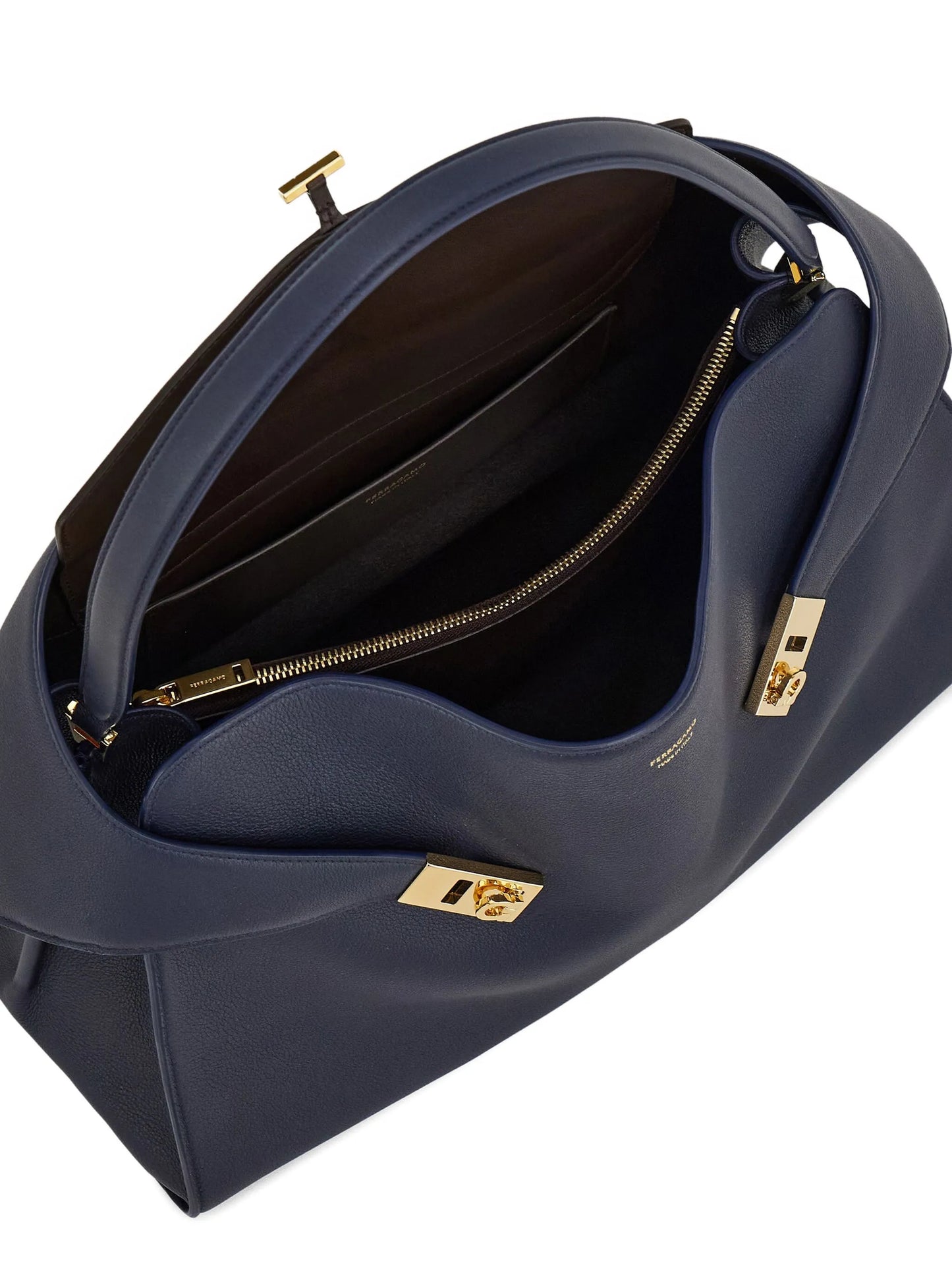 large Hug soft leather shoulder bag