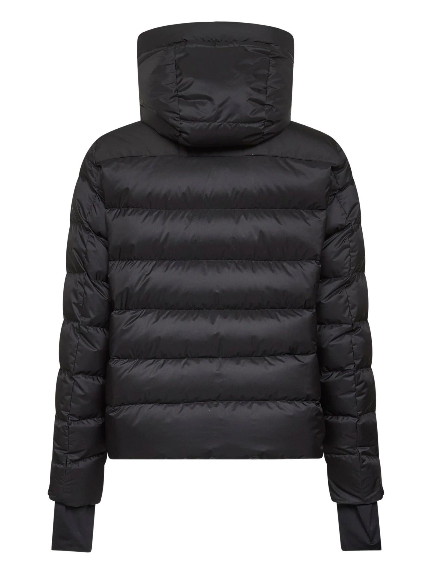 quilted hooded jacket