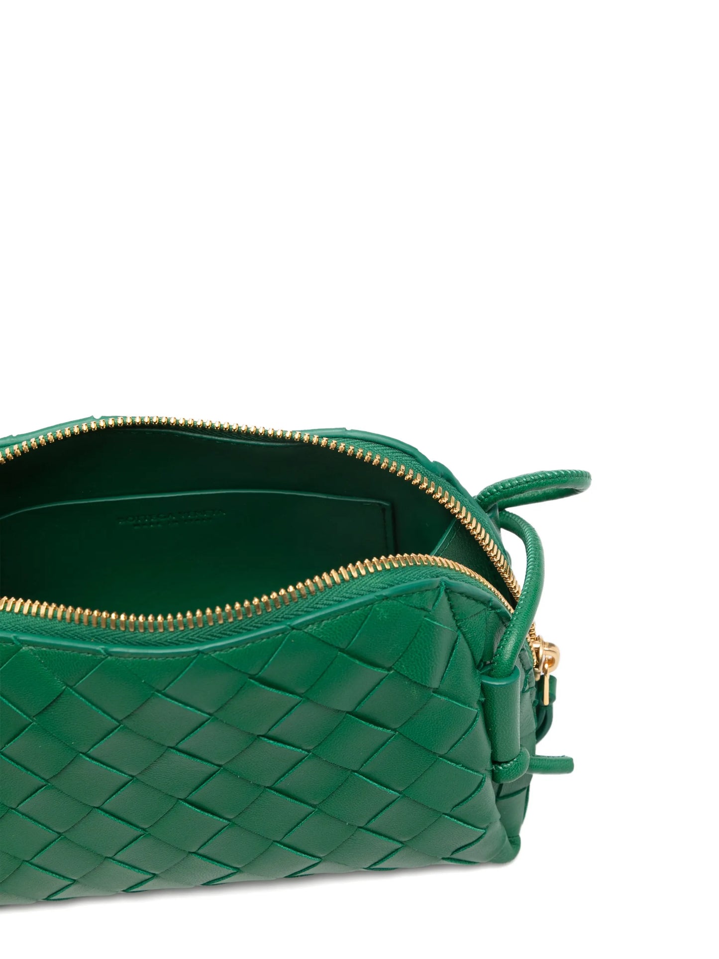 mini intrecciato-weave shoulder bag