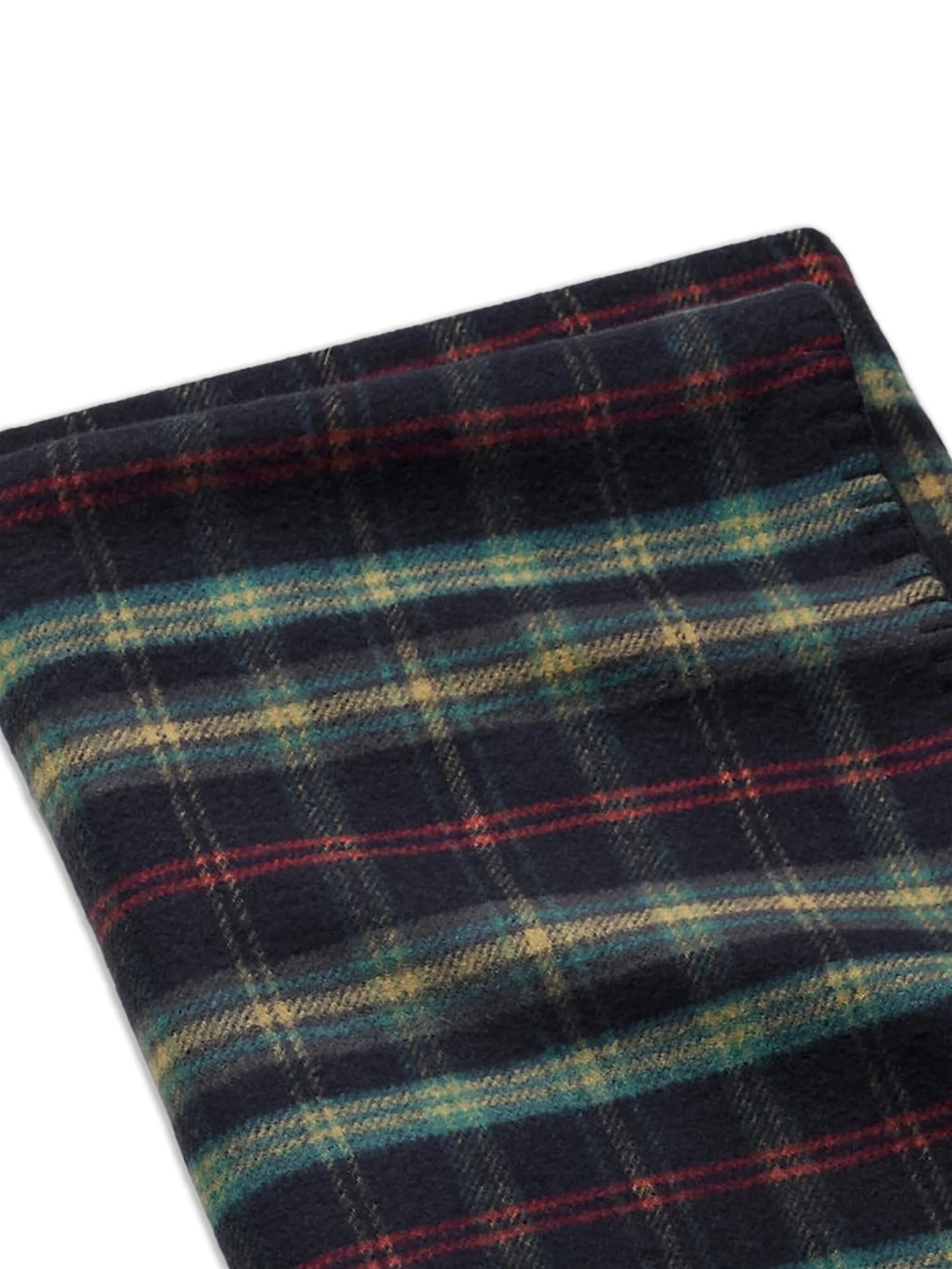 Georgia plaid throw blanket