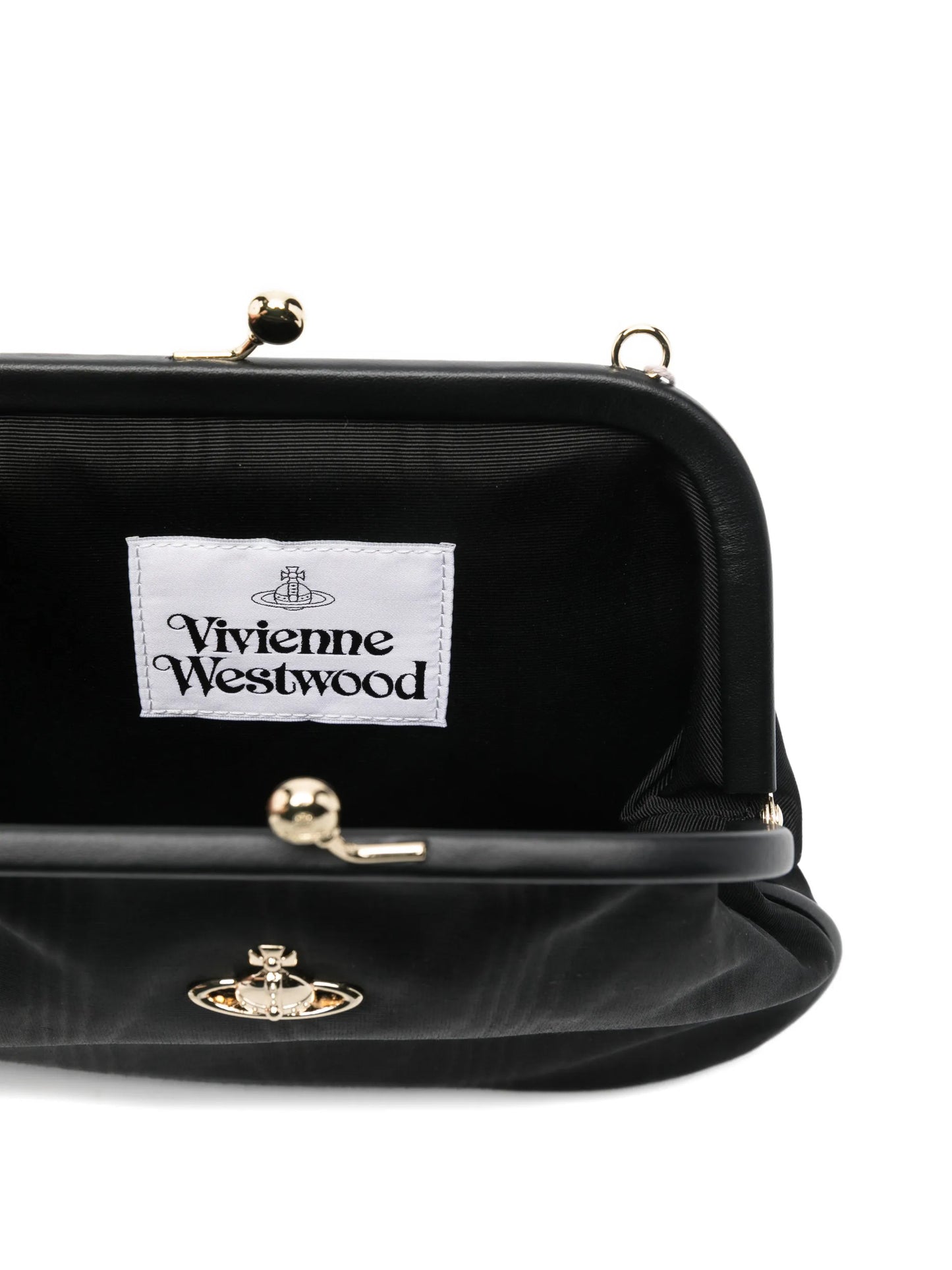 Orb-detail clutch bag