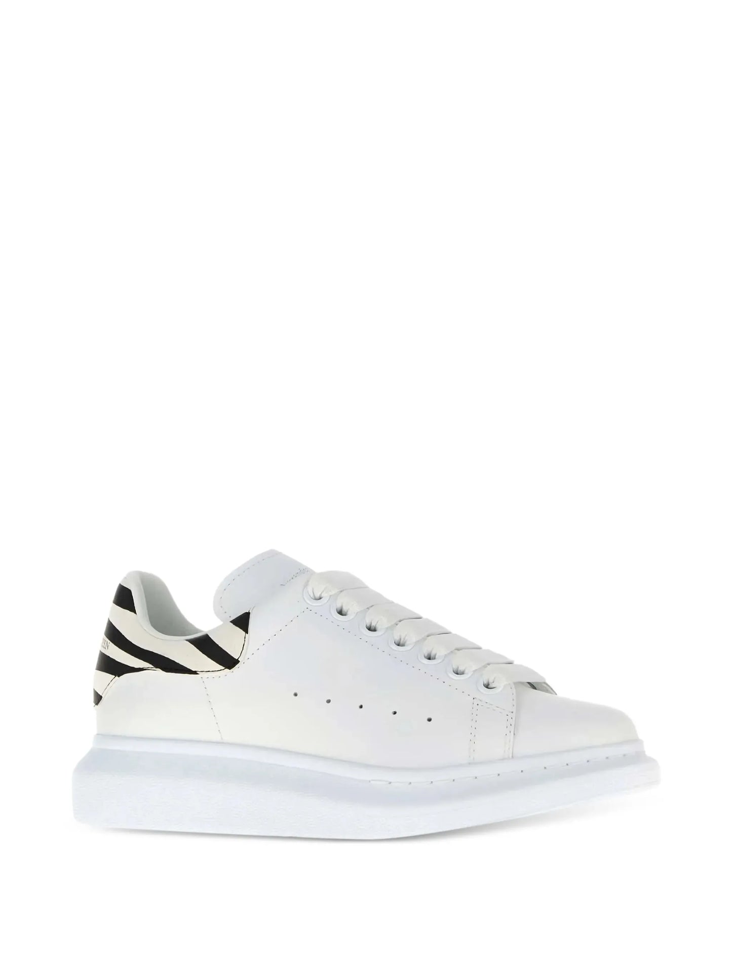 Oversized leather sneakers