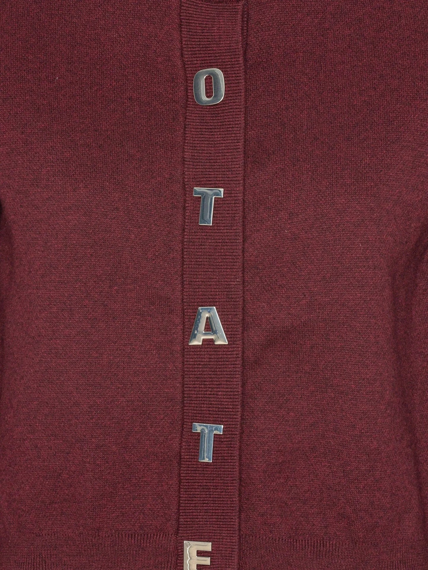 logo-detail cardigan
