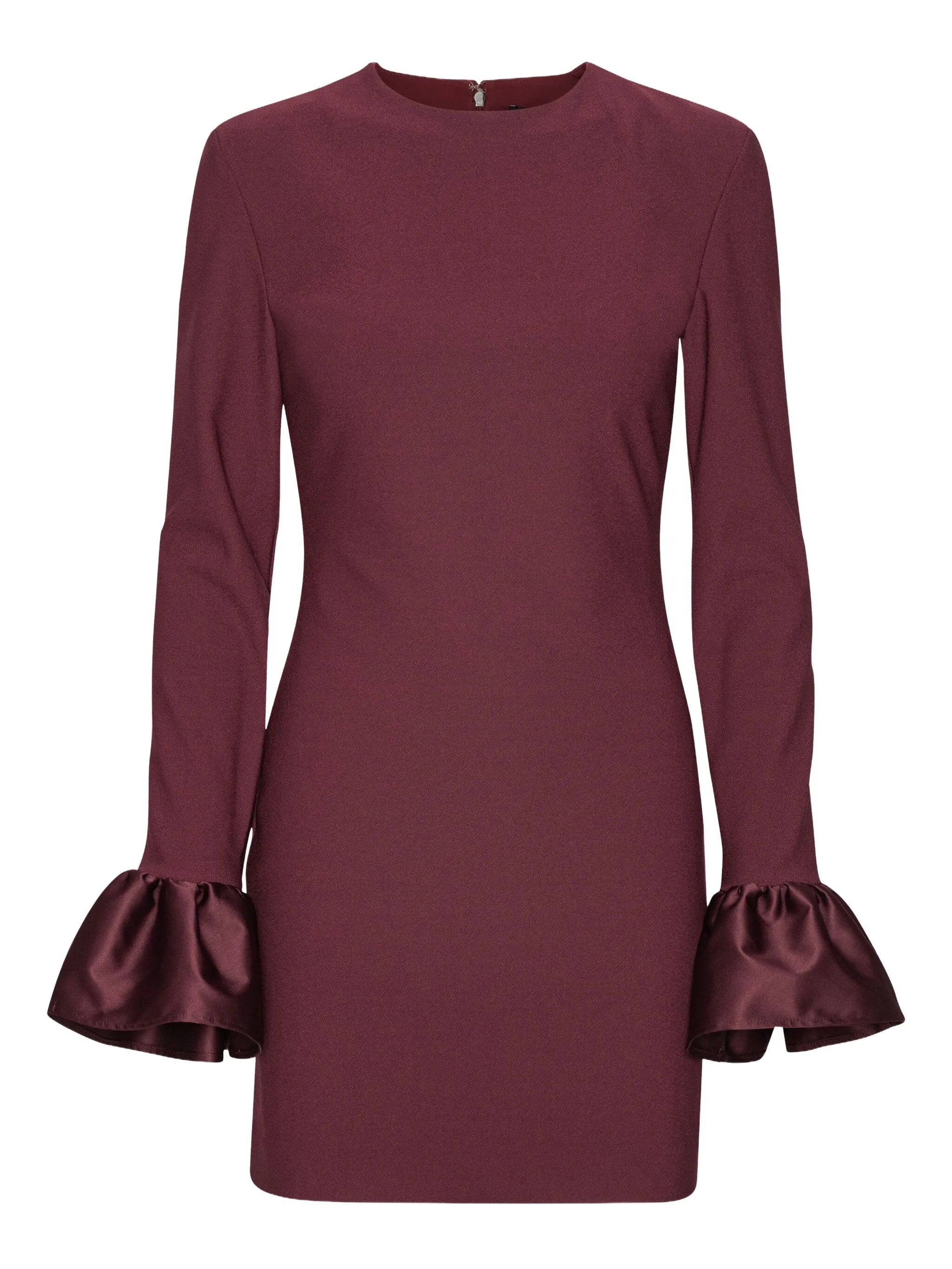 frill sleeved mini dress