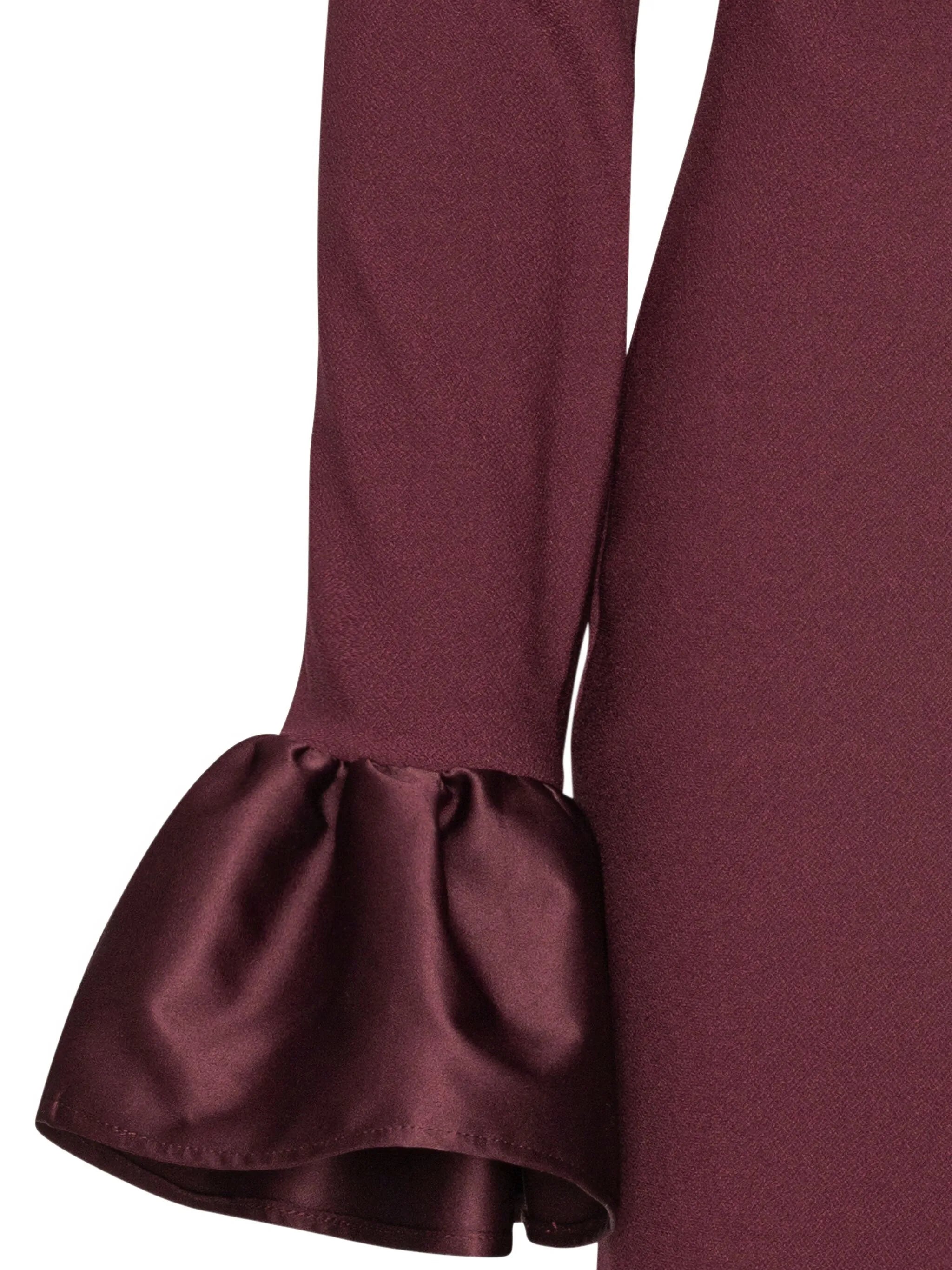 frill sleeved mini dress