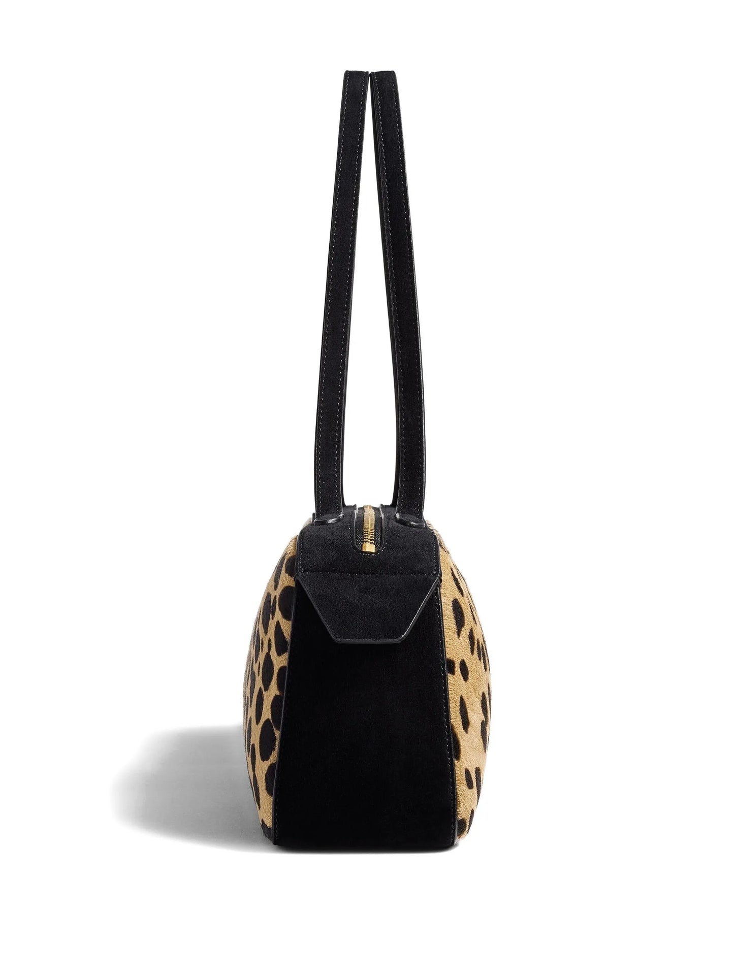 Simona animal-print zip shoulder bag