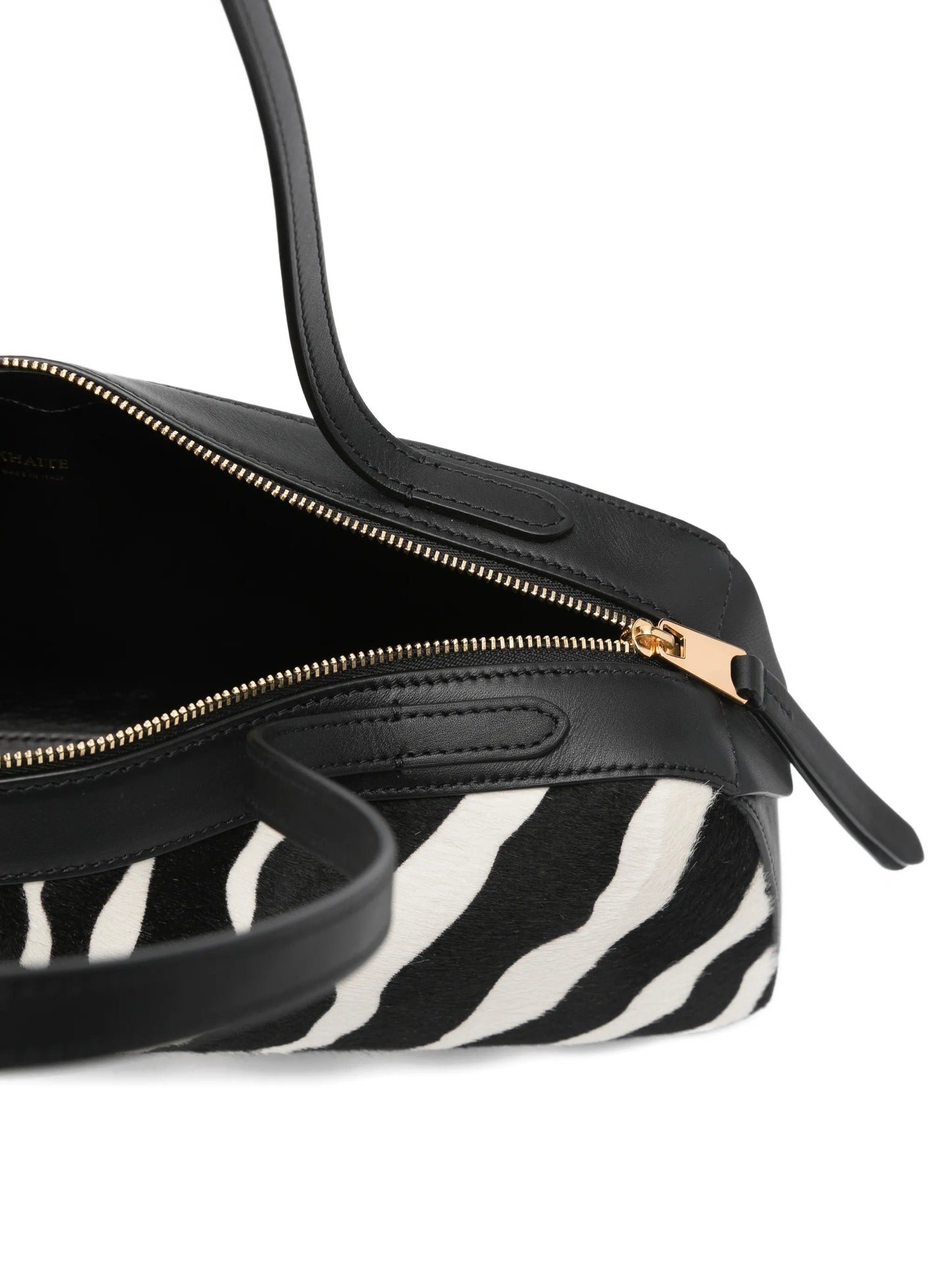 Simona zebra-print shoulder bag