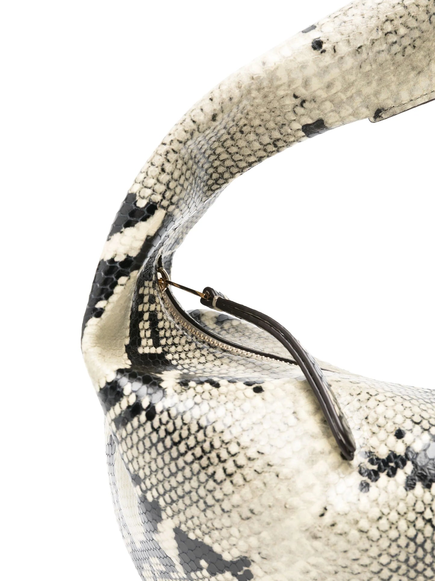 Medium Olivia snake-print tote bag