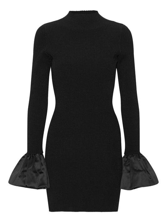 cutout knit mini dress