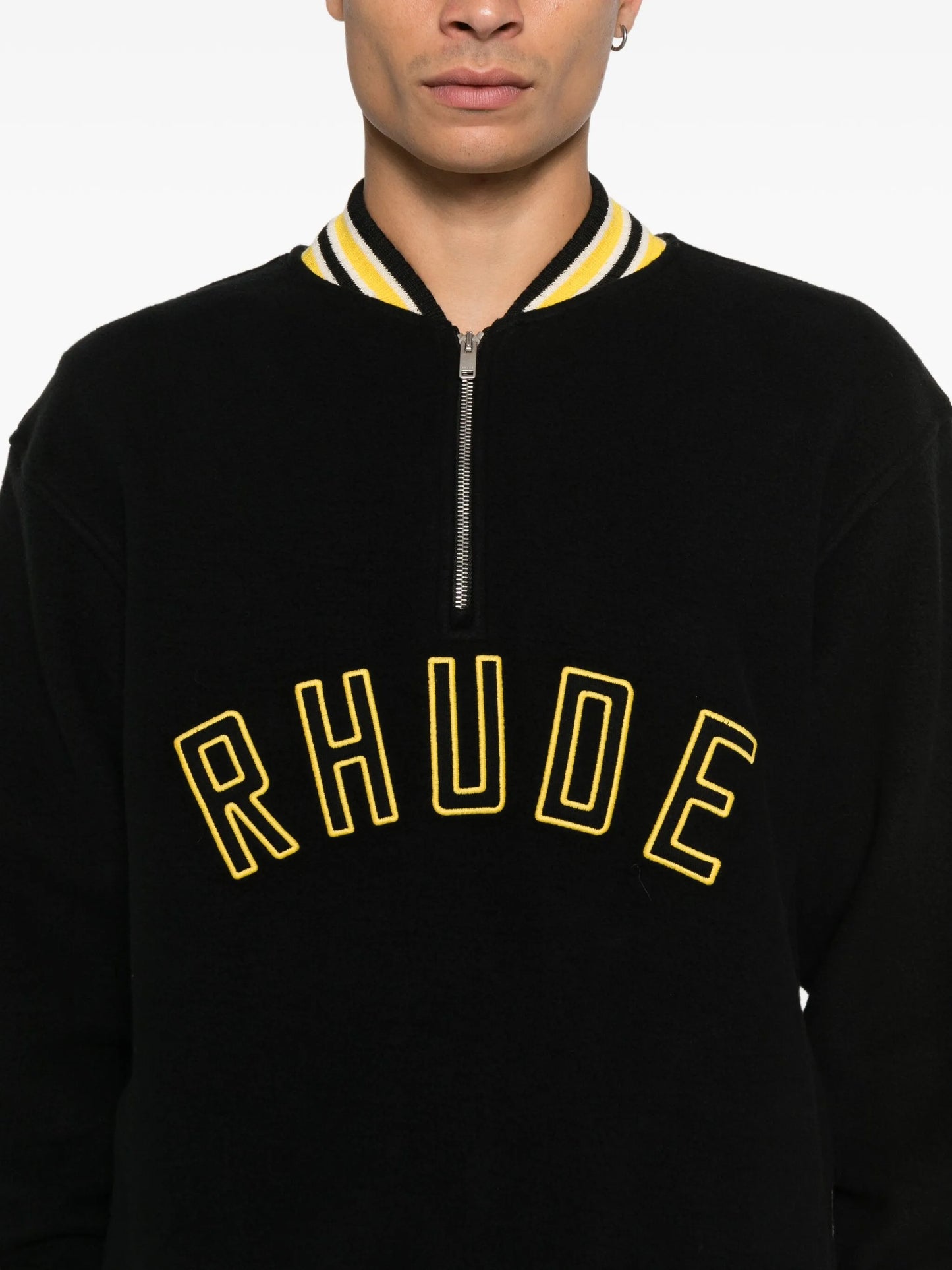 zip-up sweatshirt