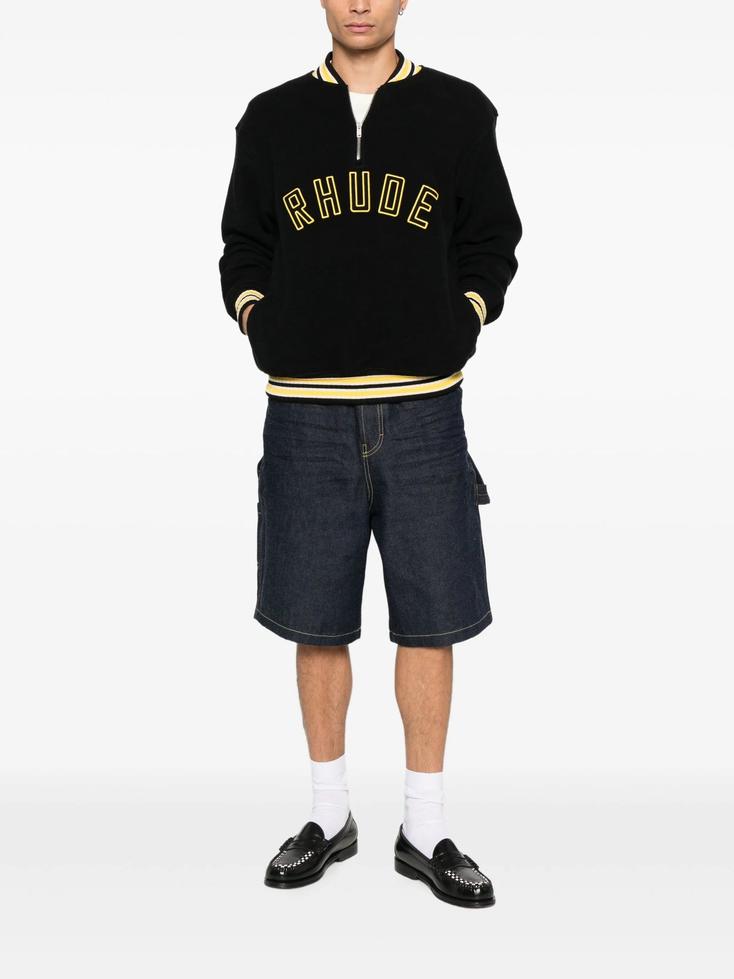 zip-up sweatshirt