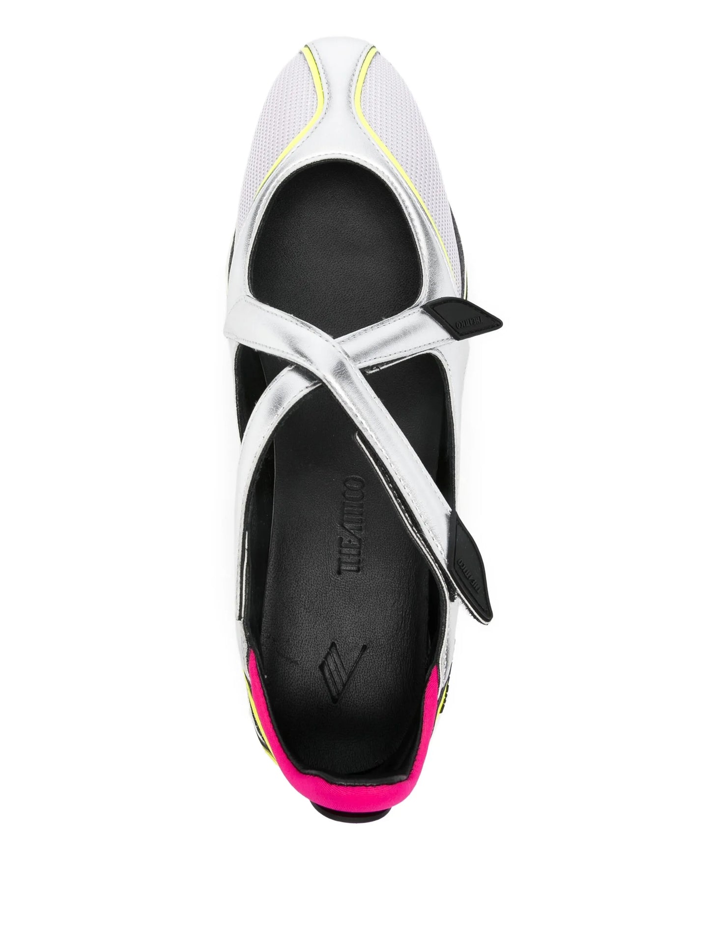 Floor 01 holographic ballet flats