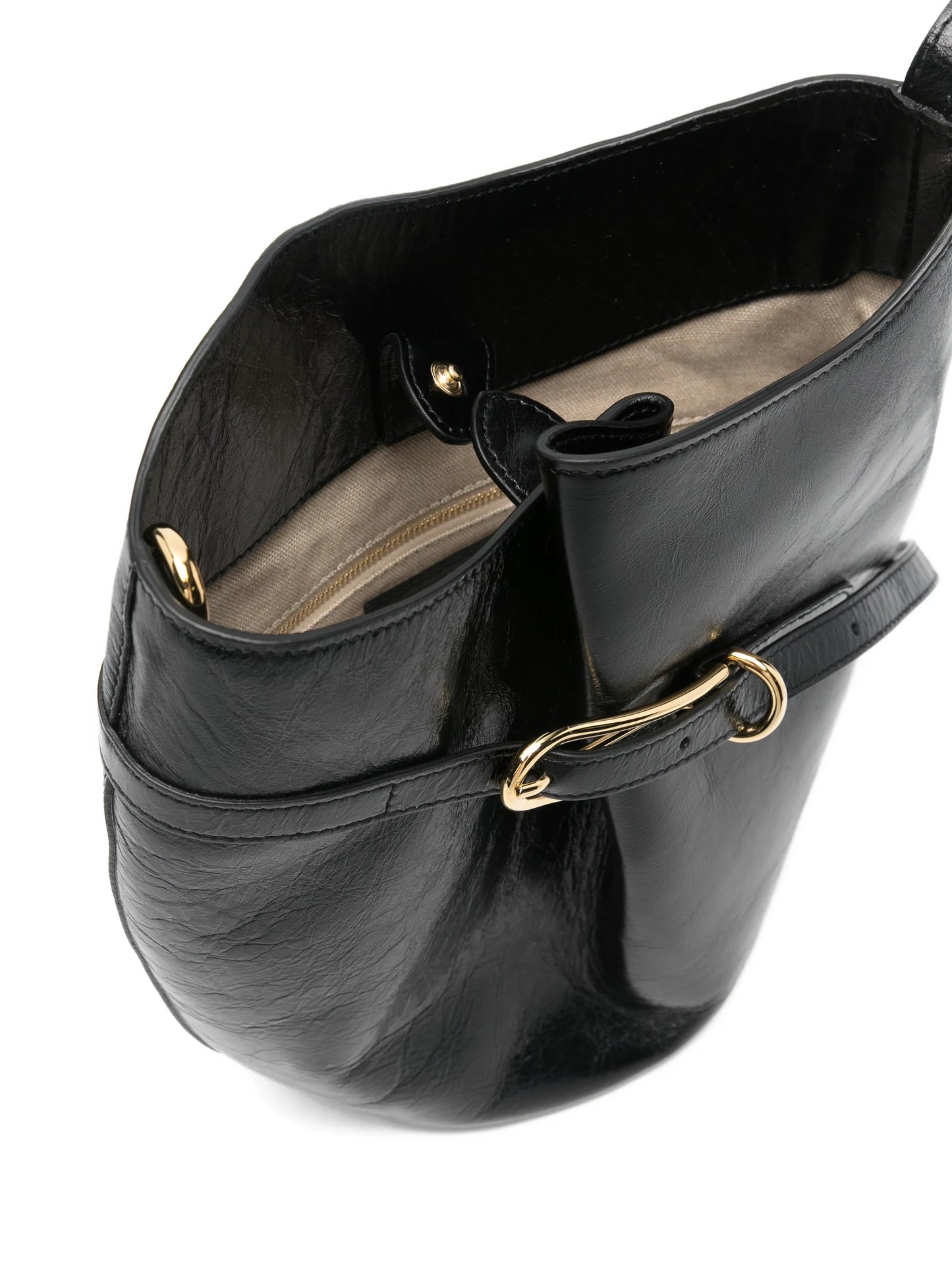 mini belted bucket bag