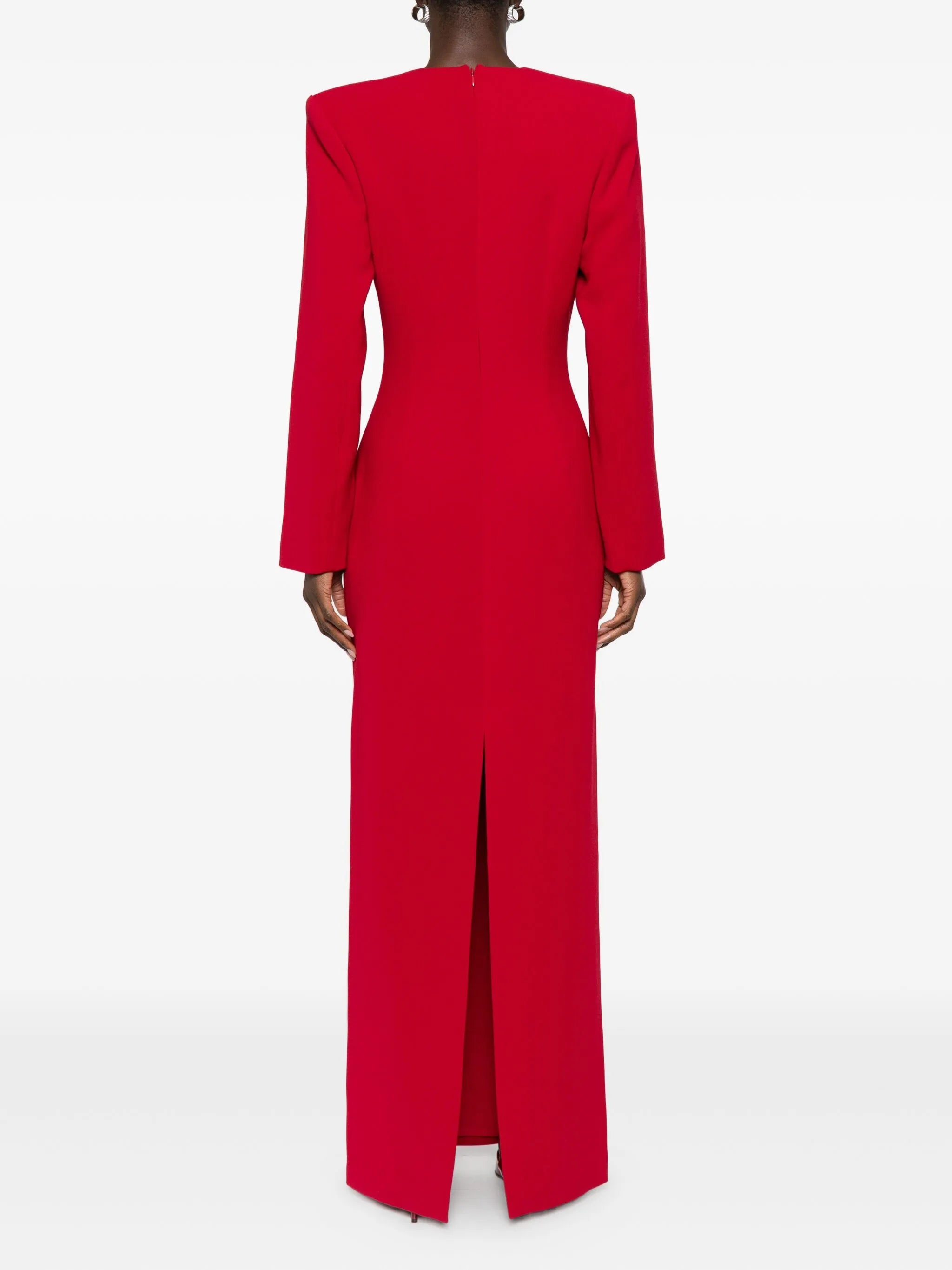 V-neck maxi dress