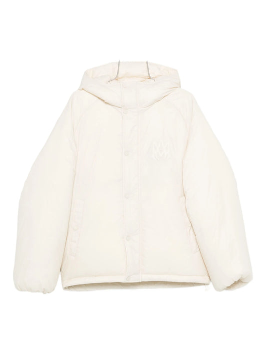 hooded puffer jacket
