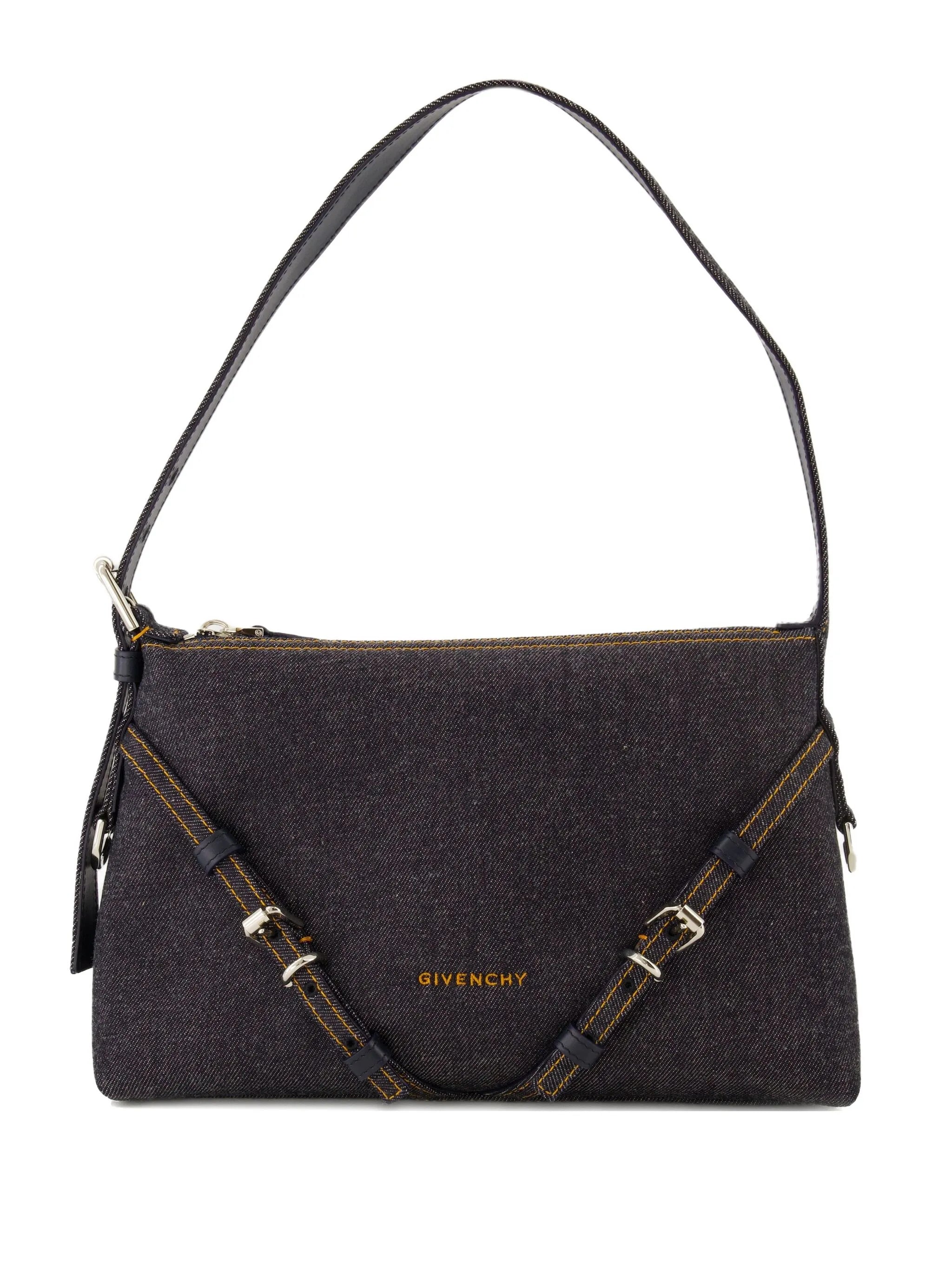 medium Voyou denim shoulder bag