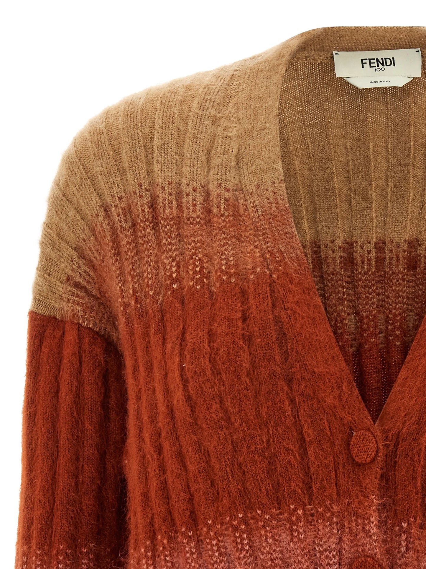 ribbed vanisé cardigan