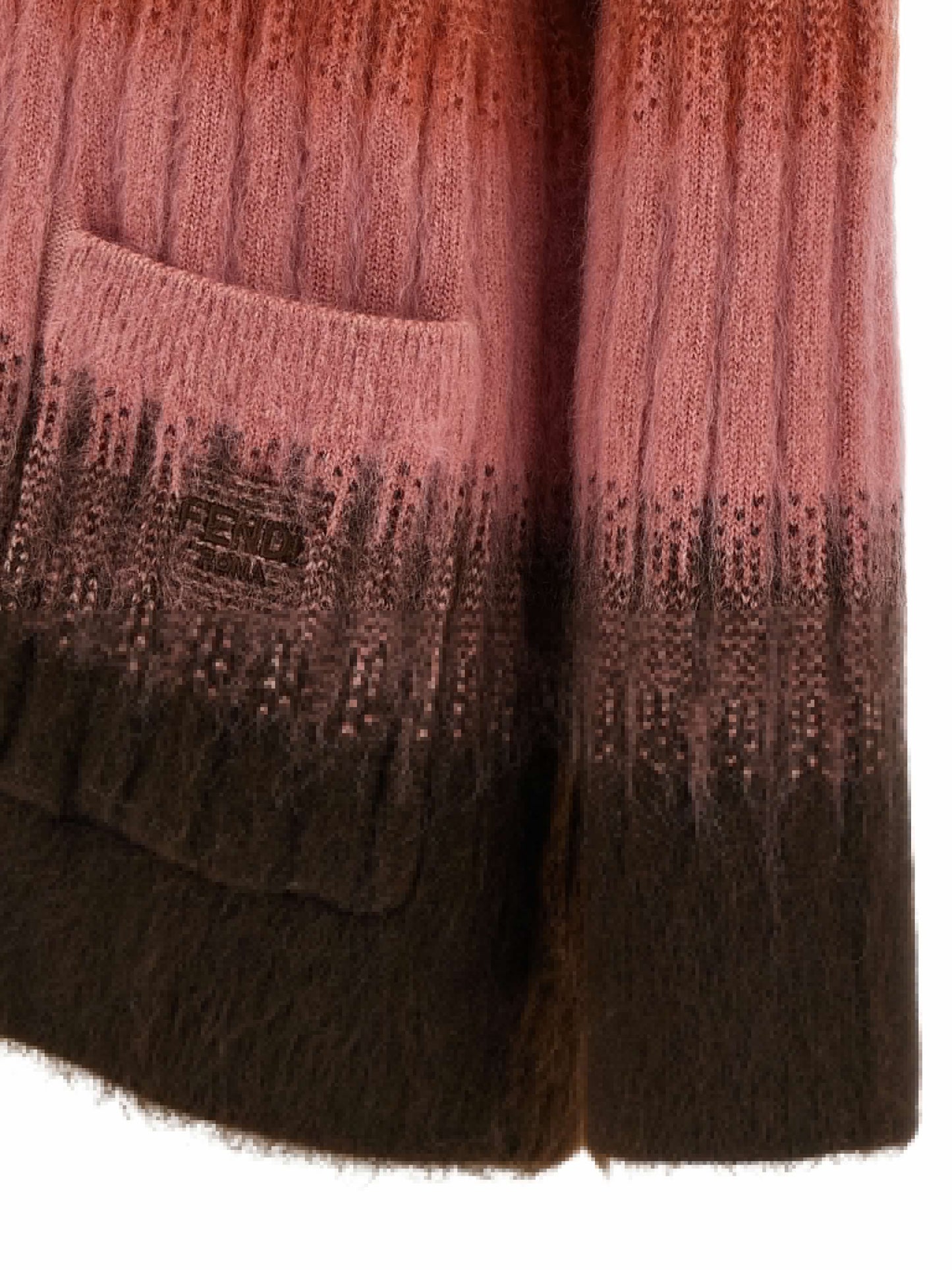 ribbed vanisé cardigan