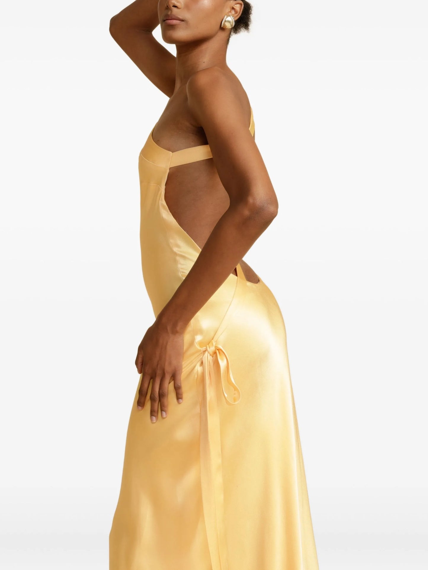 Monique asymmetric maxi dress