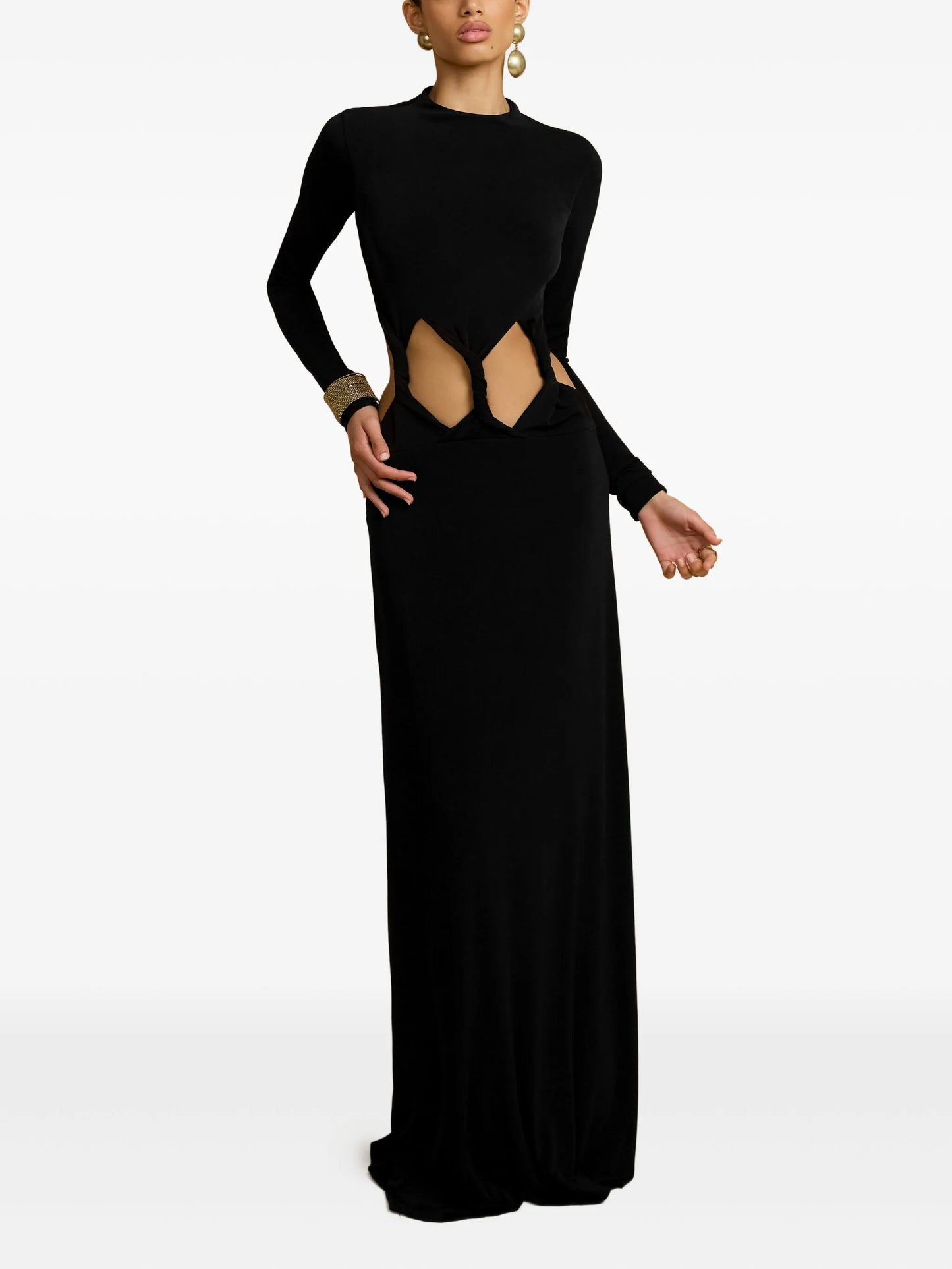 Gisella cut-outs maxi dress