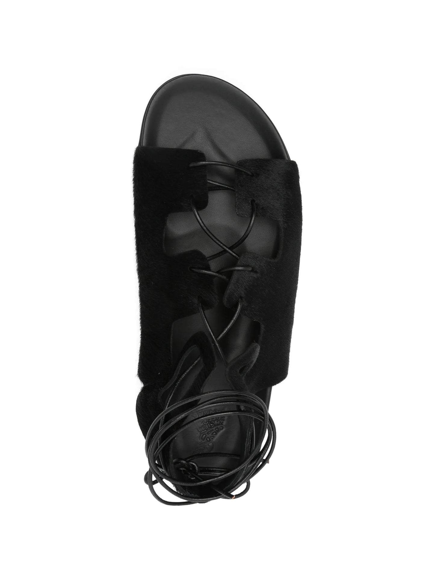 trata pony lace-up sandals