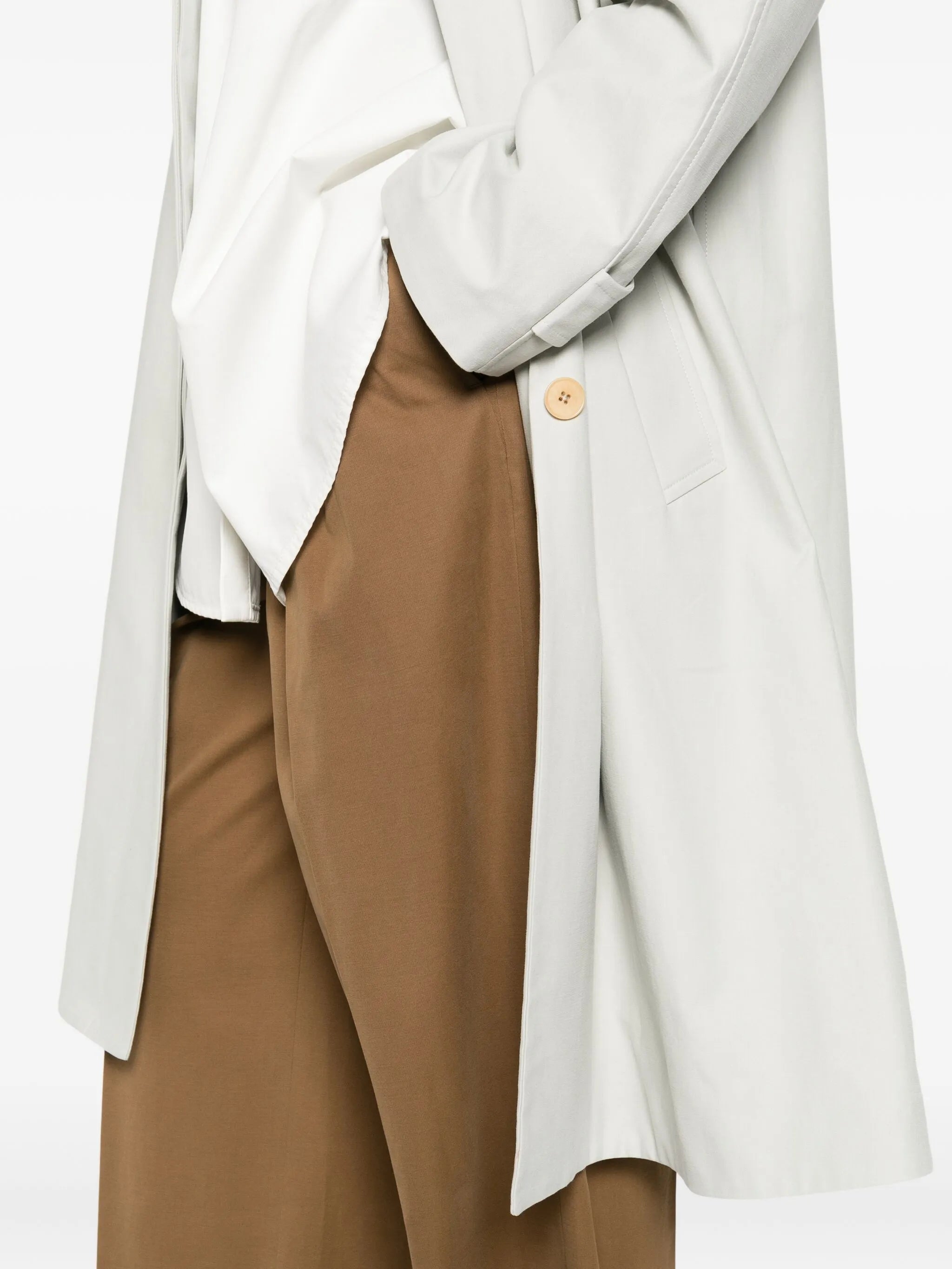 Igor button pleated trousers
