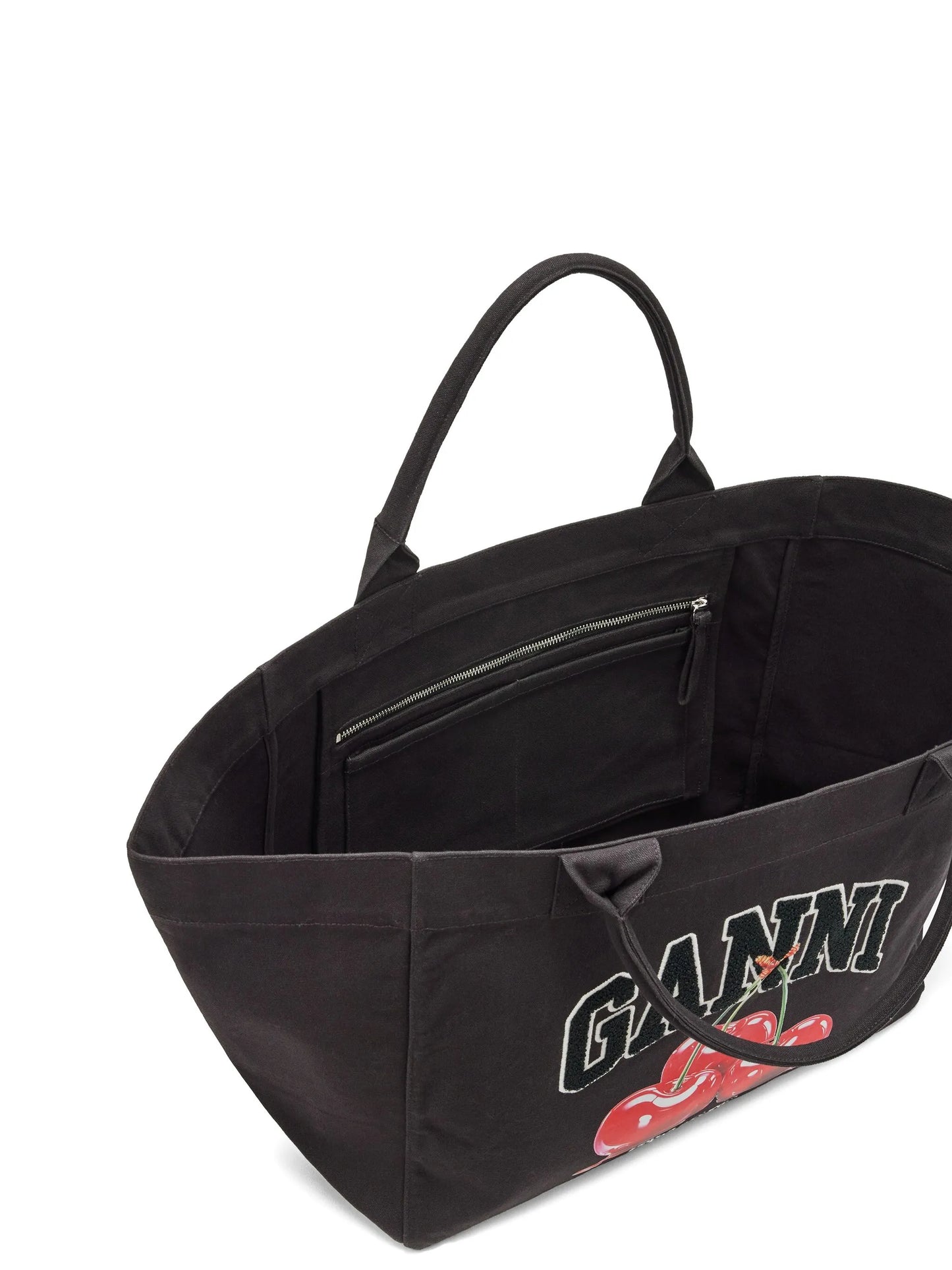 XXL Cherry printed tote bag