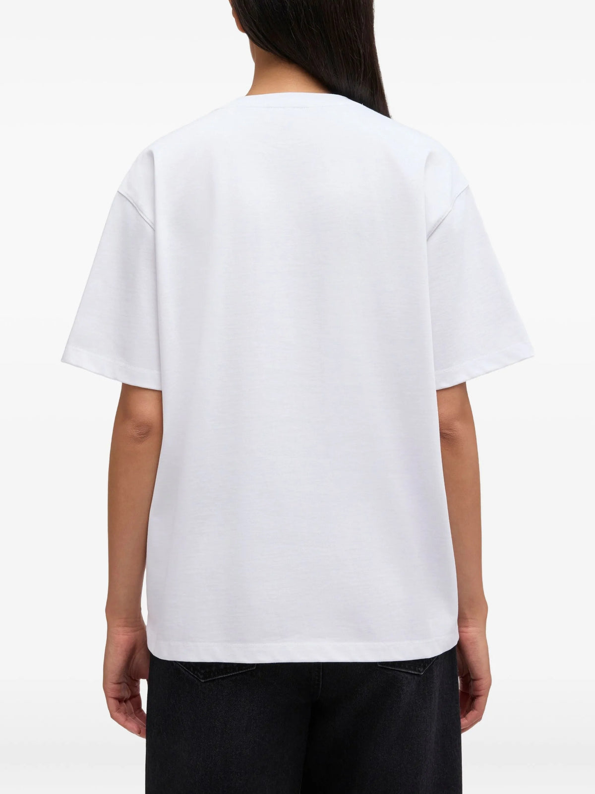 white beaded tiger T-shirt