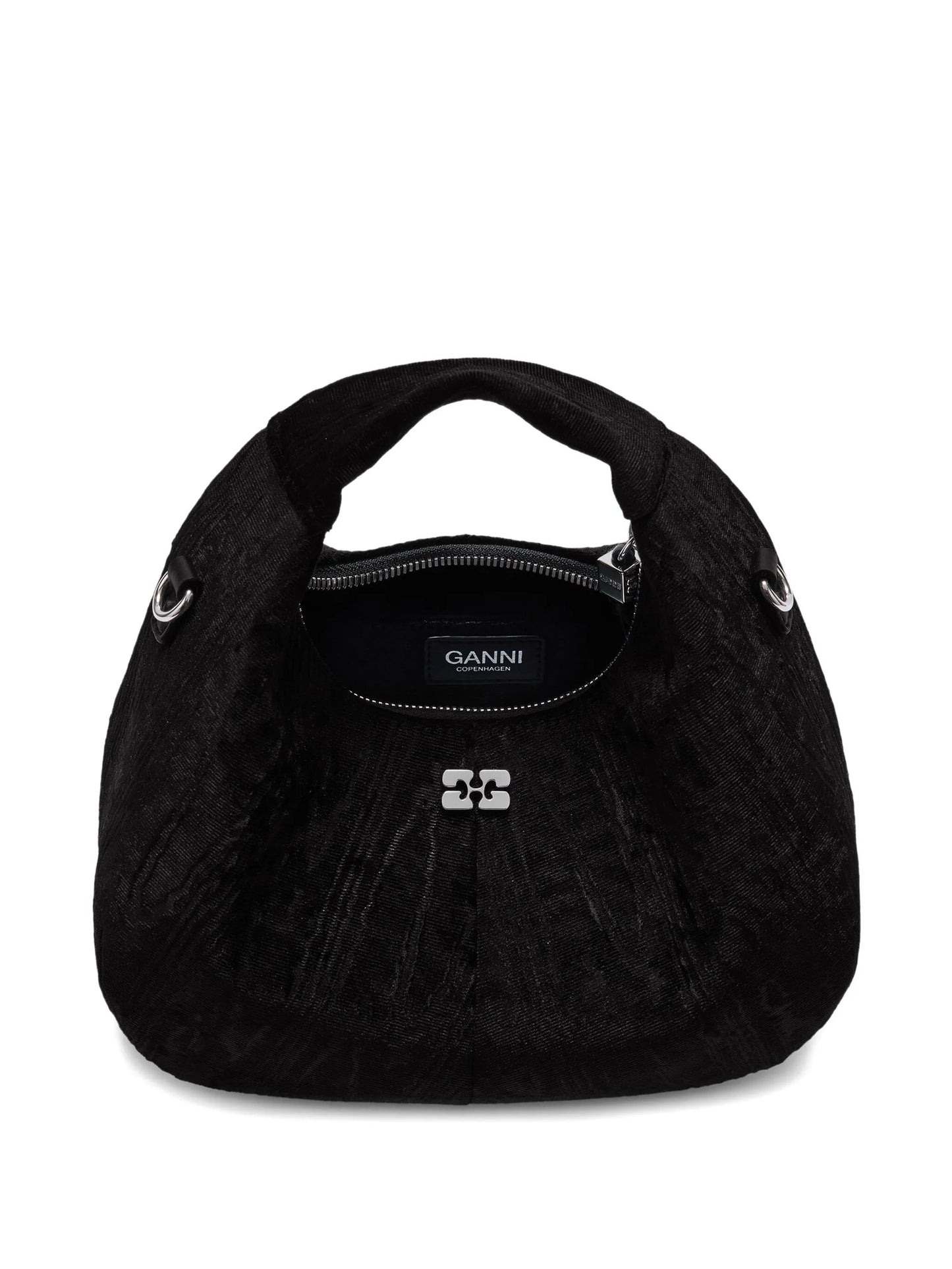 velvet moire mini shoulder bag