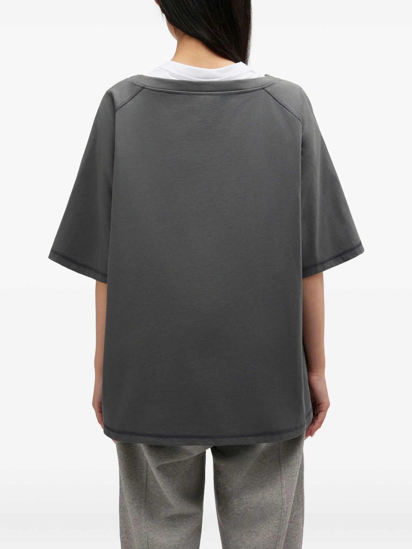 drawstring graphic T-shirt