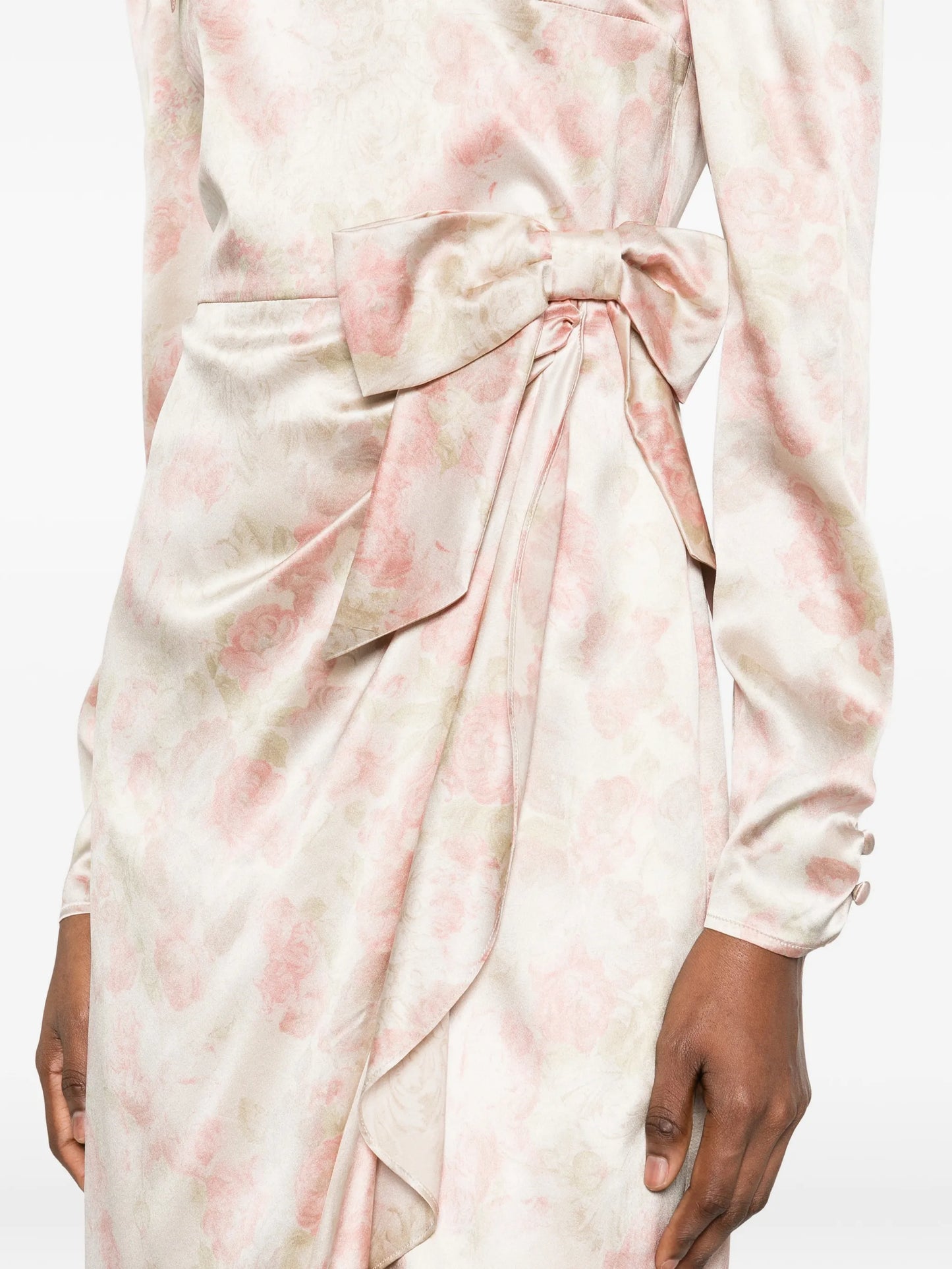 silk midi dress